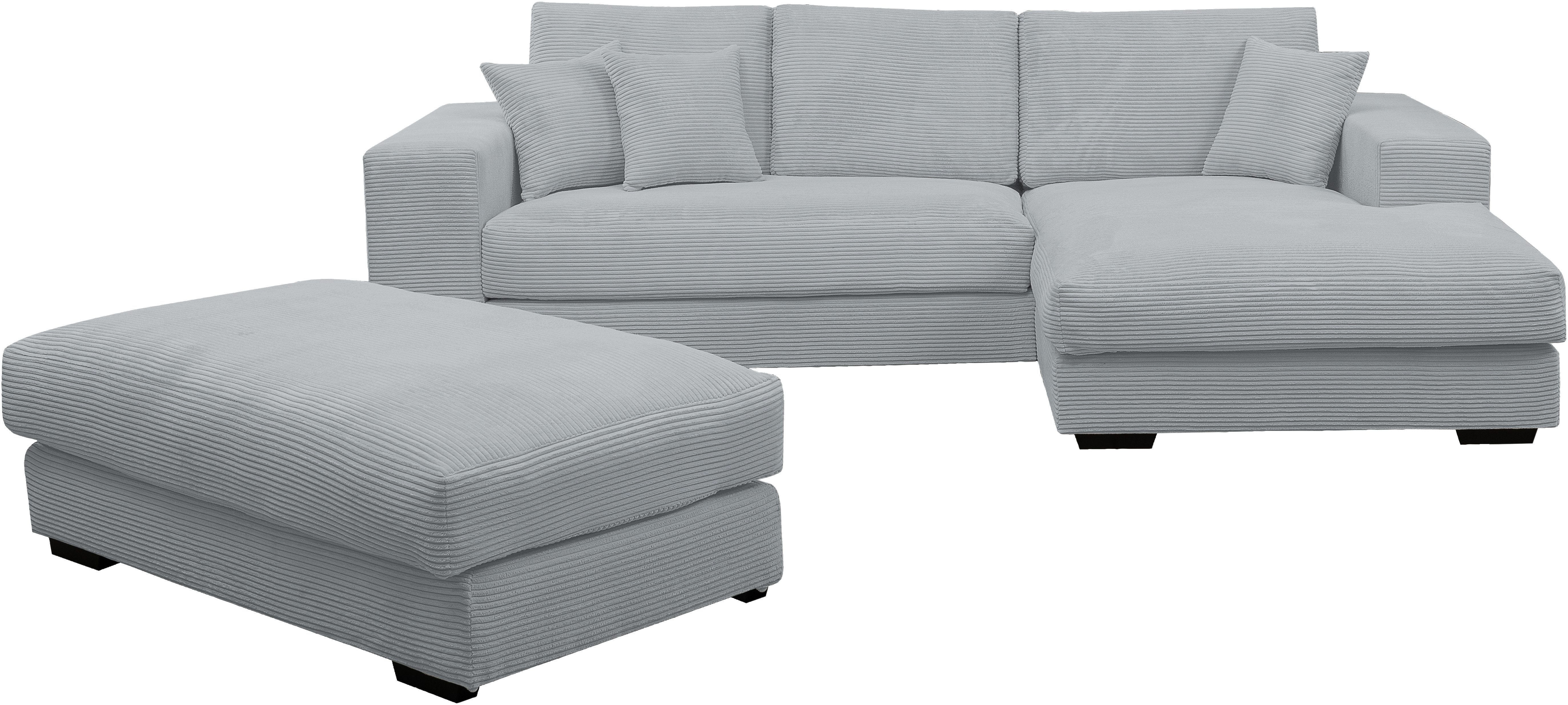 WERK2 Polstergarnitur Eden L-Form + Hocker. günstig online kaufen