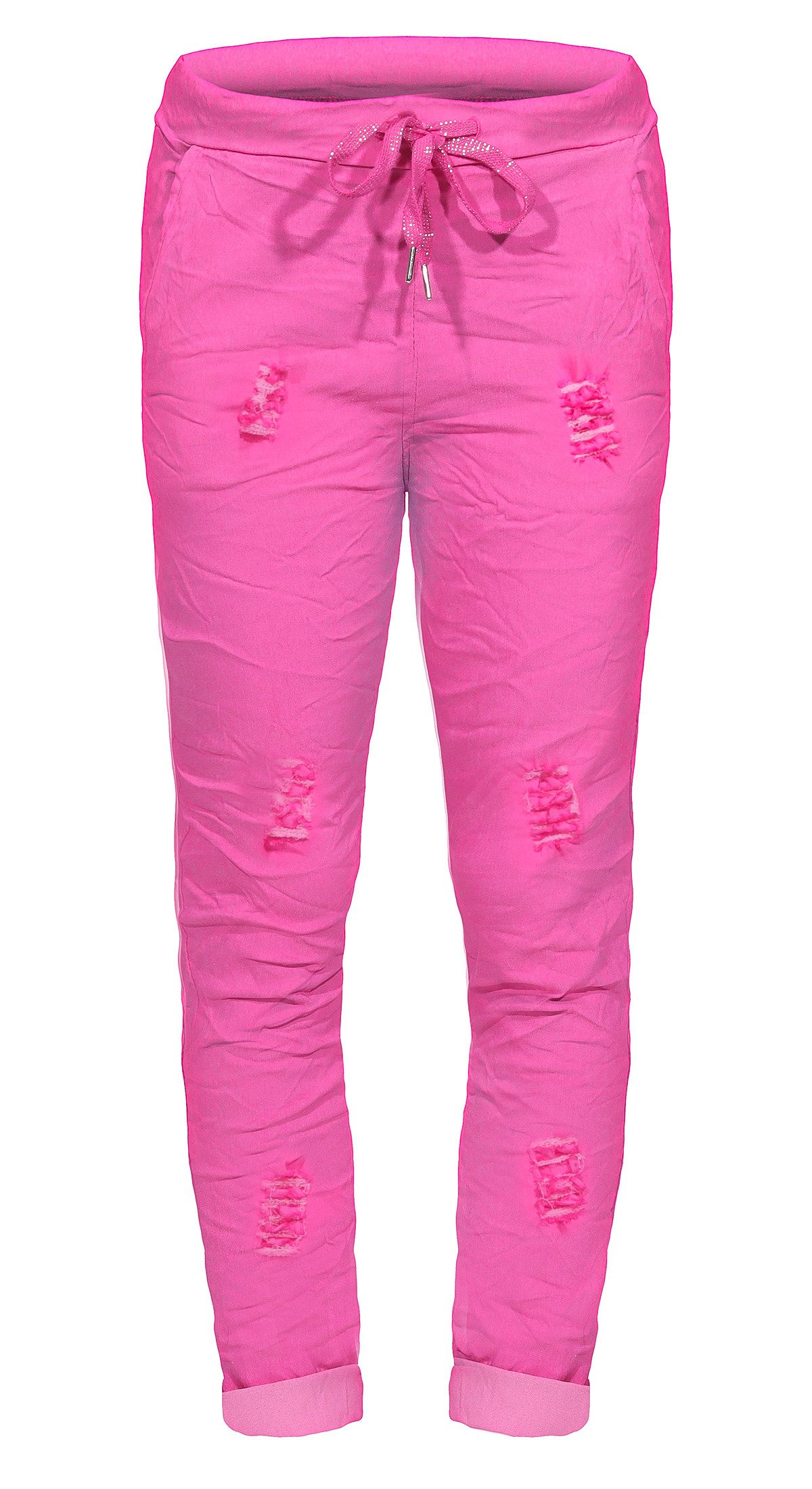 OriginalYou Chinohose 8329 Sommerliche Damenhose mit Kordelzug Chino Hose i günstig online kaufen