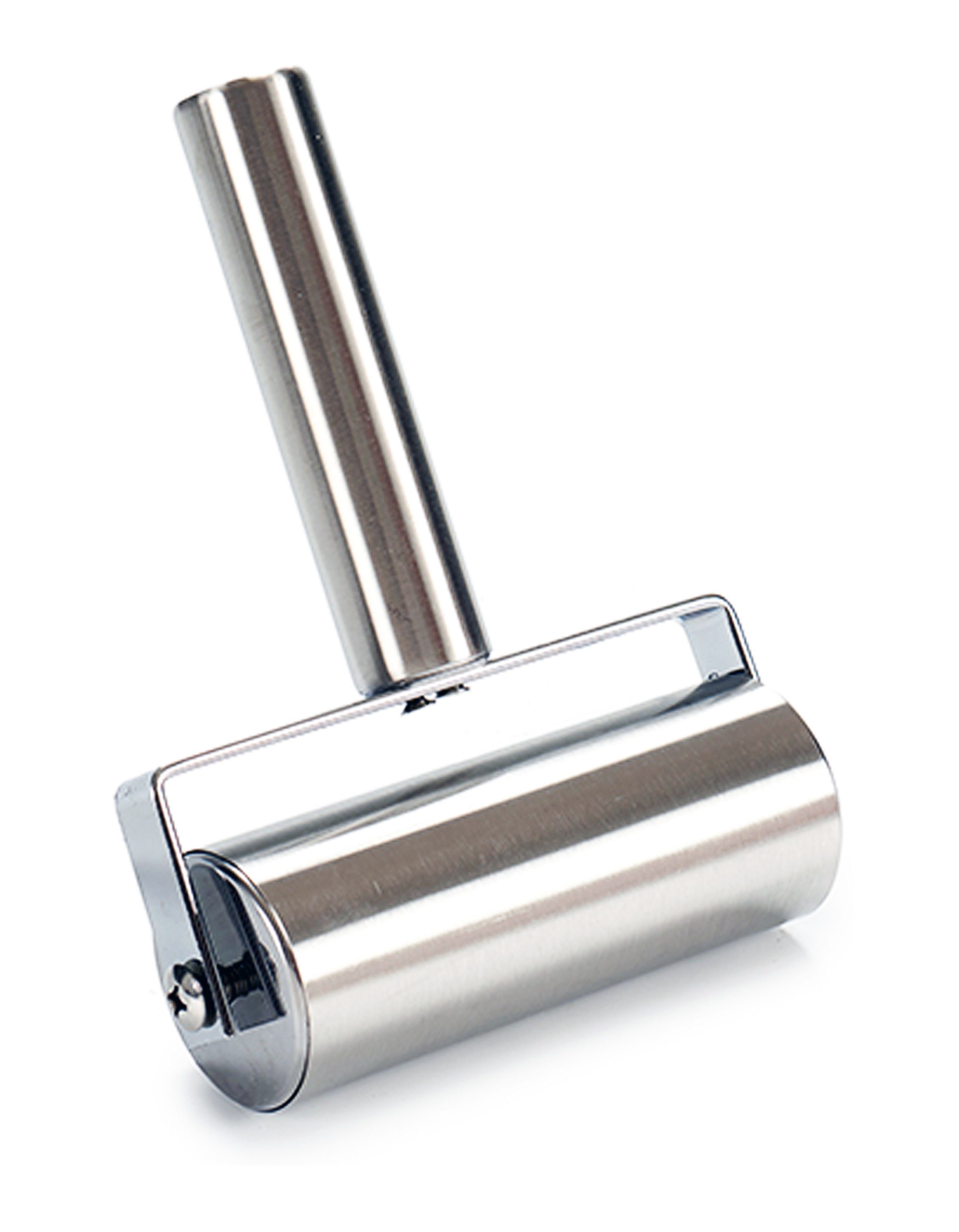 Arte Regal Teigroller TEIGROLLE 12cm Edelstahl Teigroller Teigwalze Nudelholz Backwalze 63 Edelstahl, Backrolle Pizzarolle