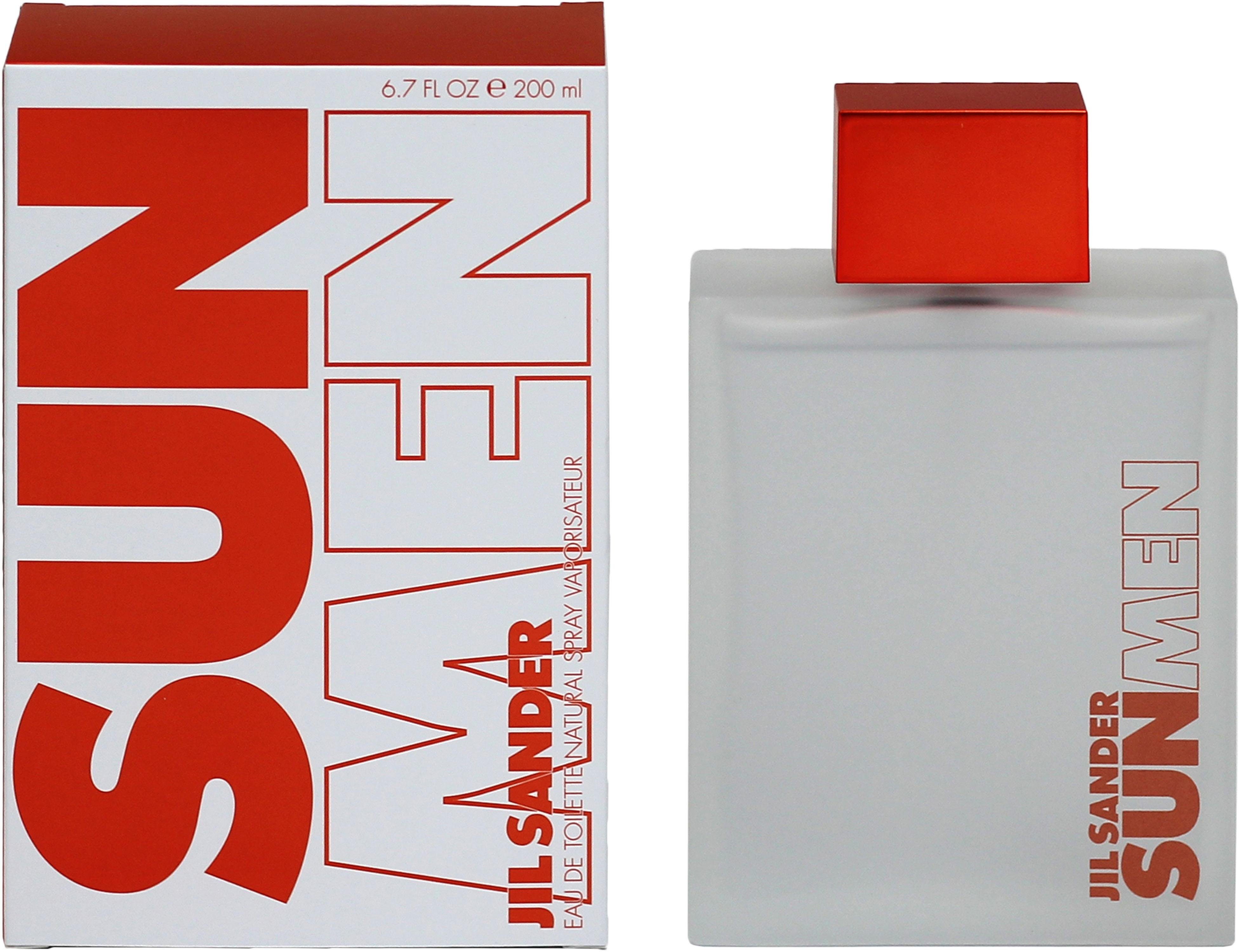 JIL SANDER Eau de Toilette Sun Men, mit warmen, würzigen Aromen in Herz- und Basisnote