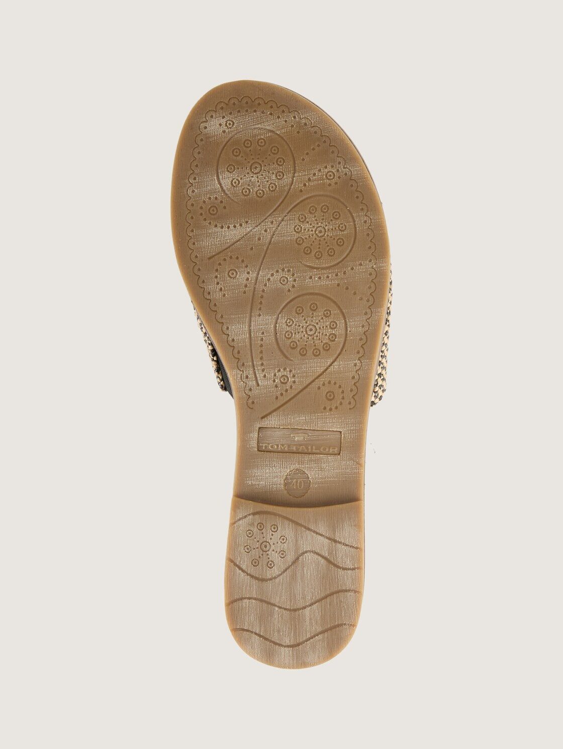 TOM TAILOR Shoes Licence Sandale (1-tlg) Flache Sandalen mit Flechtmuster
