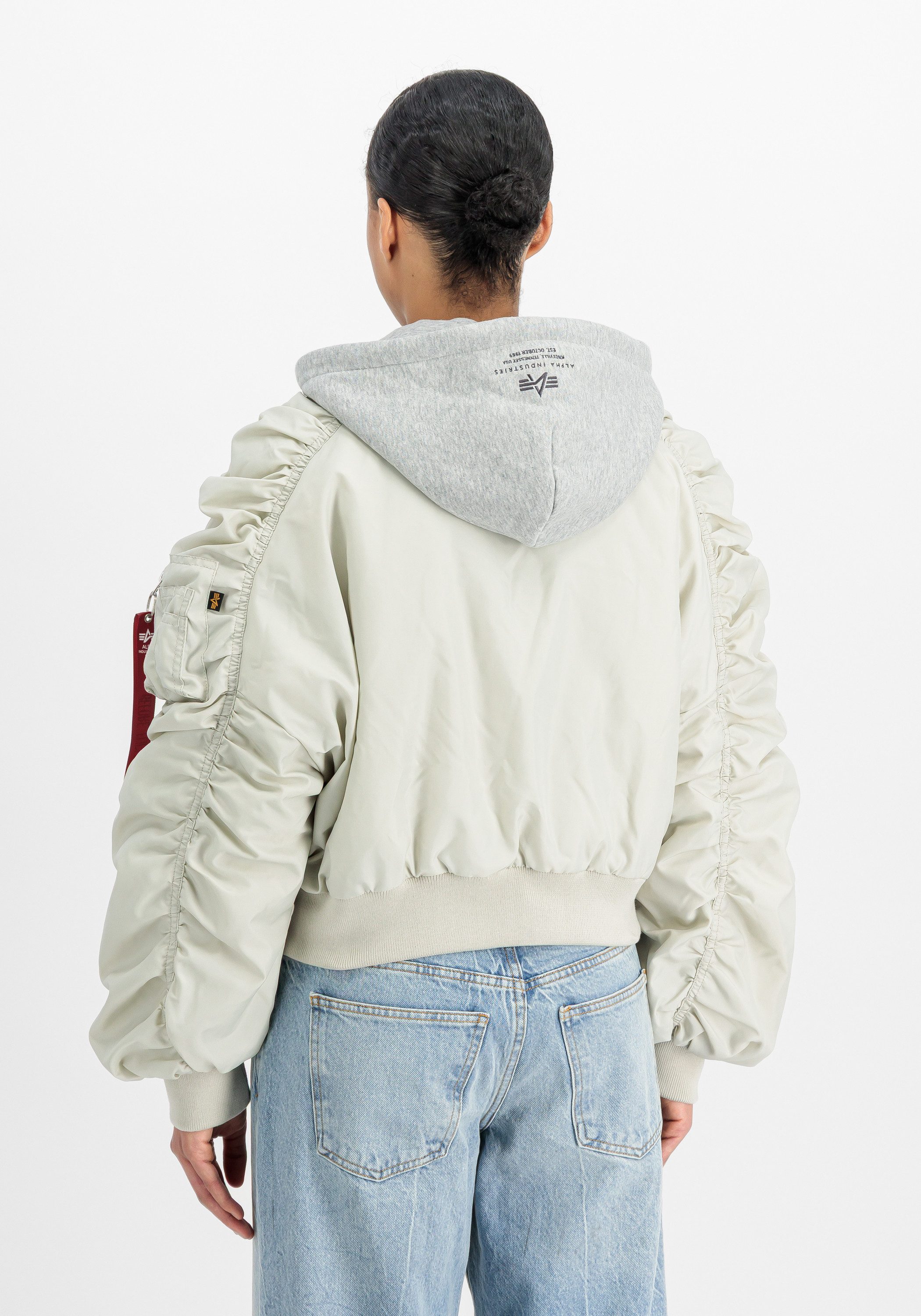 Alpha Industries Bomberjacke Short Hooded Bomber Light W