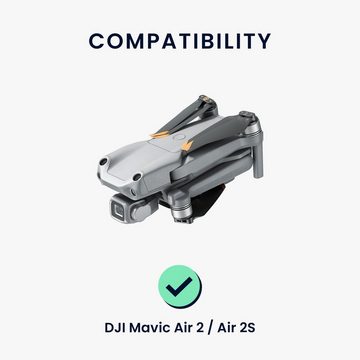 kwmobile Propellerhalter für DJI Mavic Air 2 / Air 2S Drohne Zubehör Drohne (Silikon Transportschutz Halter - Propeller Schutz Hellgrau)