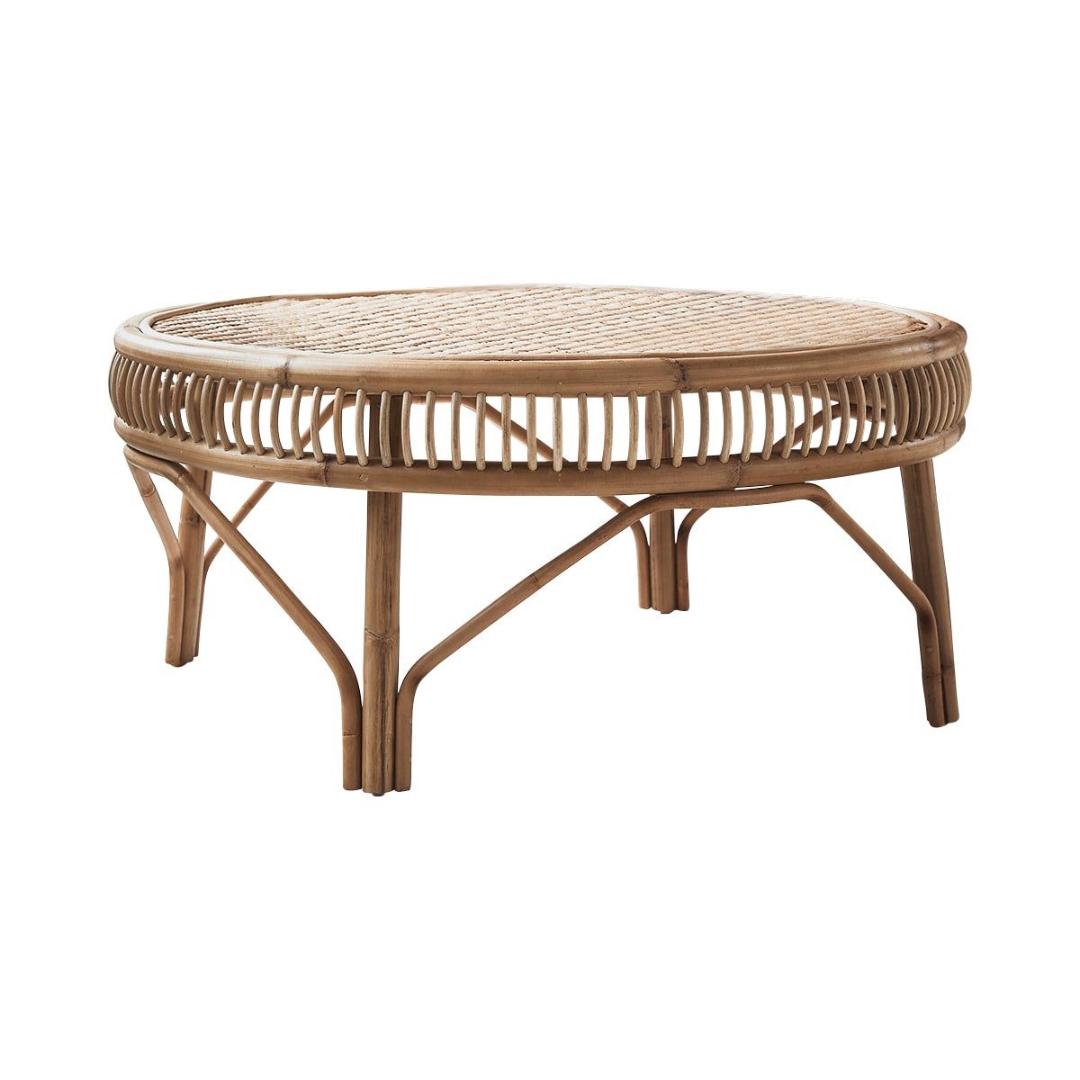 Tikamoon Couchtisch Couchtisch aus Rattanstäben 90 Zita. € 243,90