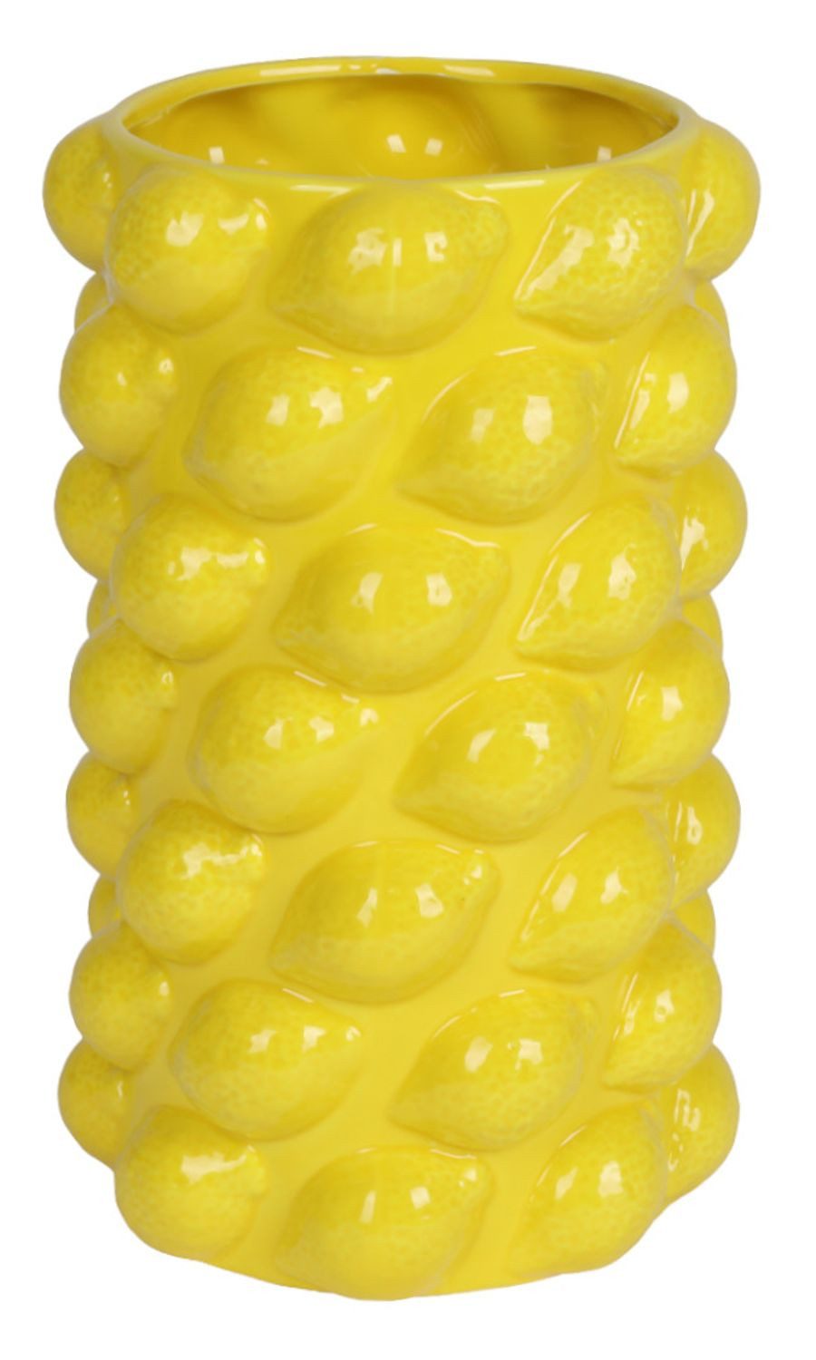 BURI Tischvase Keramikvase Zitrone Tischvase Blumenvase günstig online kaufen