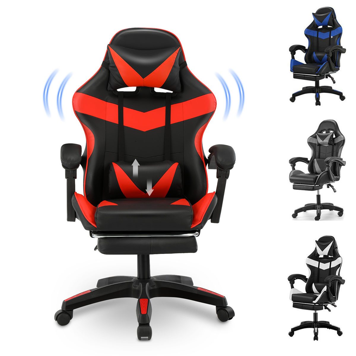 LETGOSPT Gaming Chair Ergonomischer Gaming-Stuhl, Verstellbare günstig online kaufen