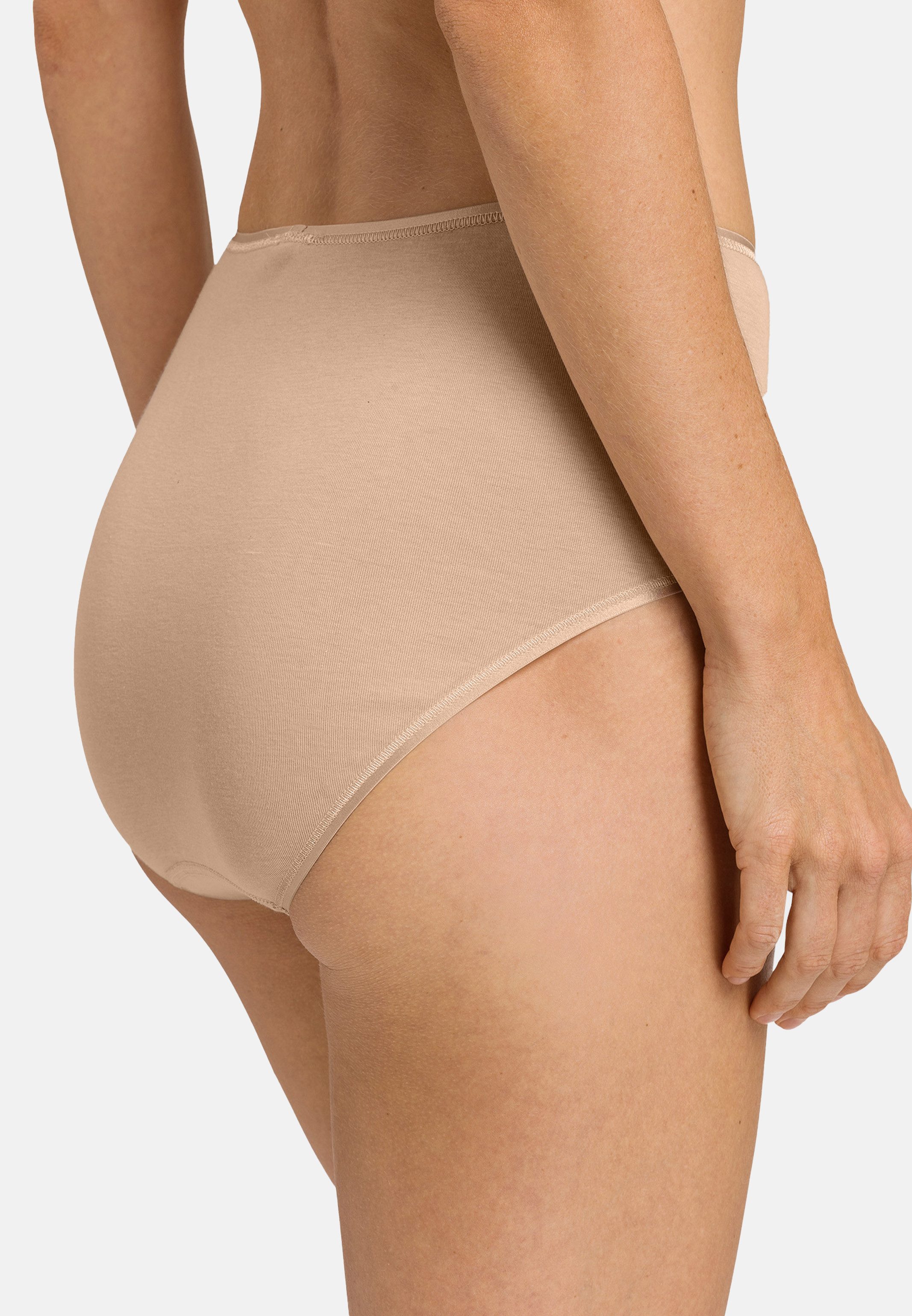 Hanro Maxislip 2er Pack Cotton Seamless (Spar-Set, 2-St) Maxi Slip - Baumwolle - Nahtlos - Angenehm auf der Haut