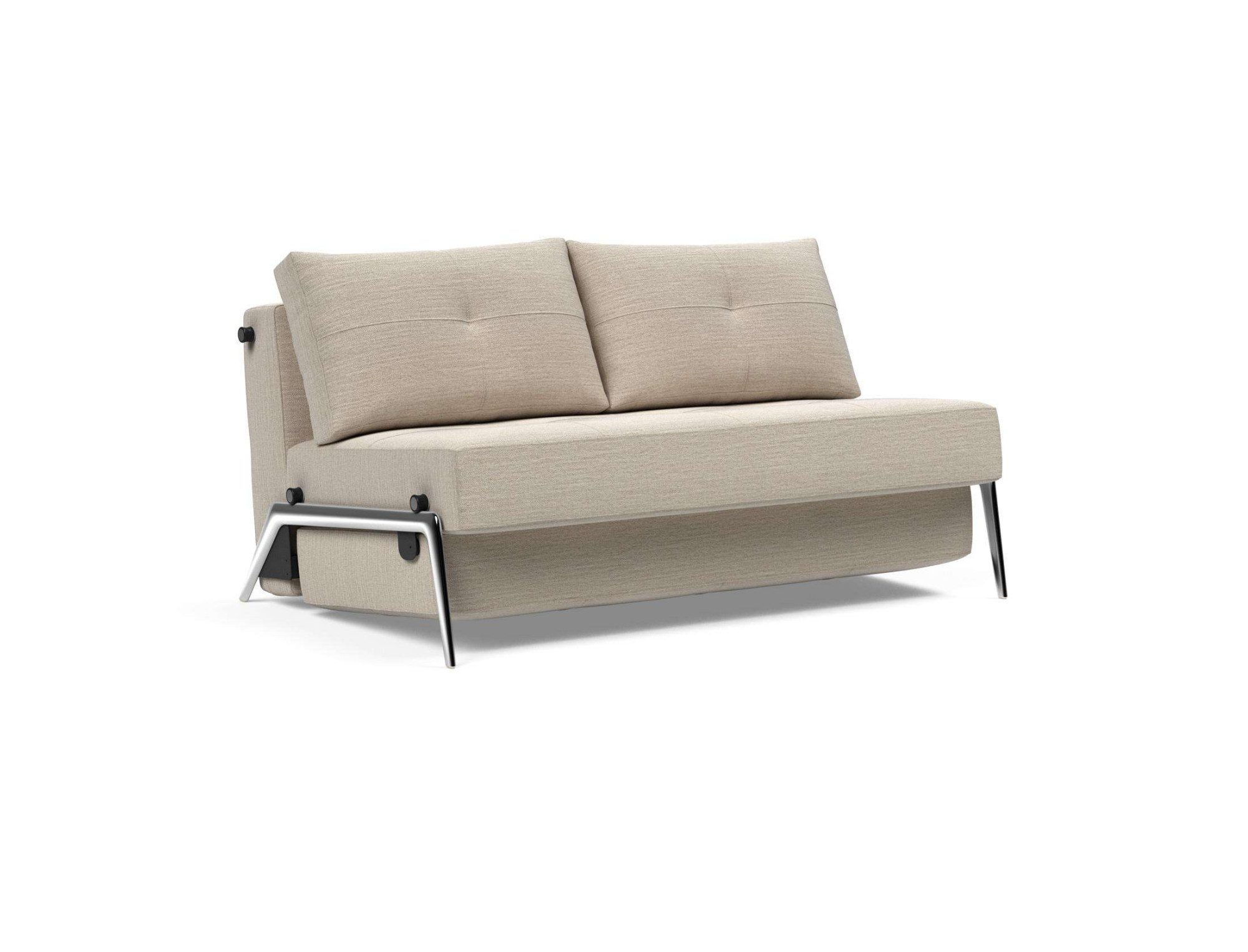 INNOVATION LIVING ™ Schlafsofa Cubed Klappsofa, hochwertige Schlaffunktion, Design und extra Komfort, Frontauszug, sehr platzsparend, abgewinkelt Sitzen, waagerecht liegen