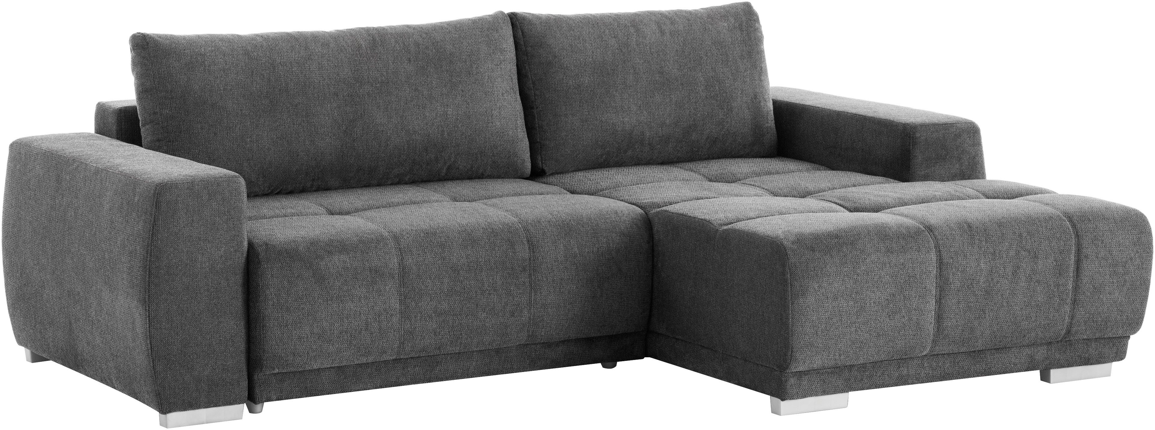 Home affaire Ecksofa Bolero L-Form, wahlweise mit Bettfunktion & Bettkasten