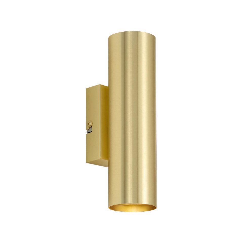 Qazqa Wandleuchte Jeana, ohne Leuchtmittel, Warmweiß, QAZQA Wand­leuchte, gu10, Messing, Stahl, Modern