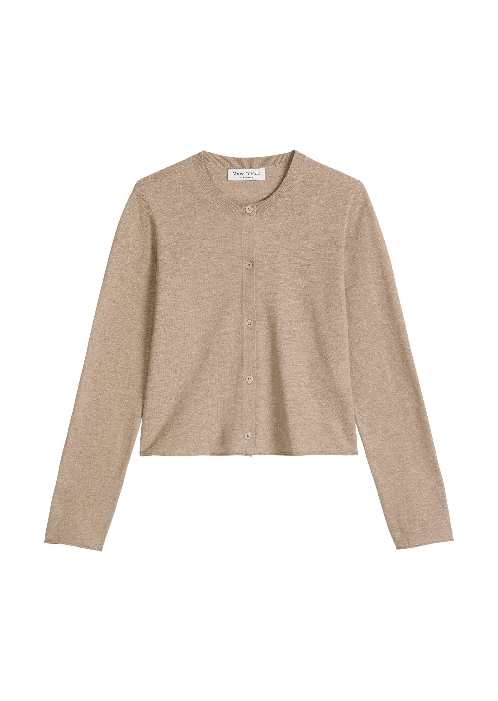 Cardigan aus Organic Cotton-Leinen-Mix