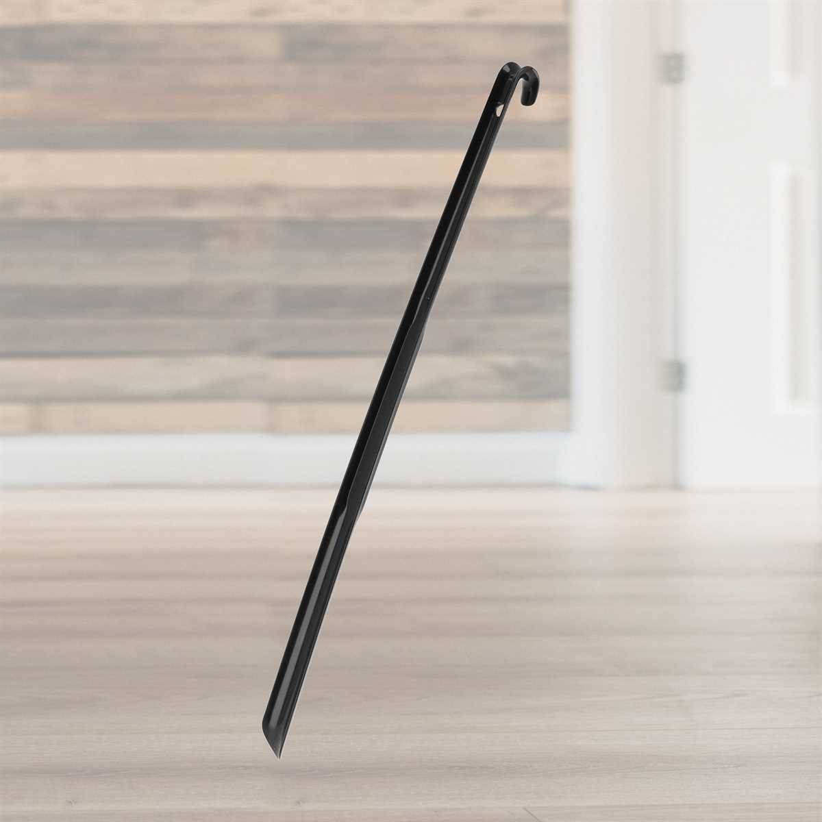 Lantelme Schuhlöffel 3 Stück Set 65 cm Kunststoff Schuhanzieher stabil Schuhanziehhilfe, Farbe Wählbar, Hergestellt in Deutschland, sehr Stabil, Rückenschonend