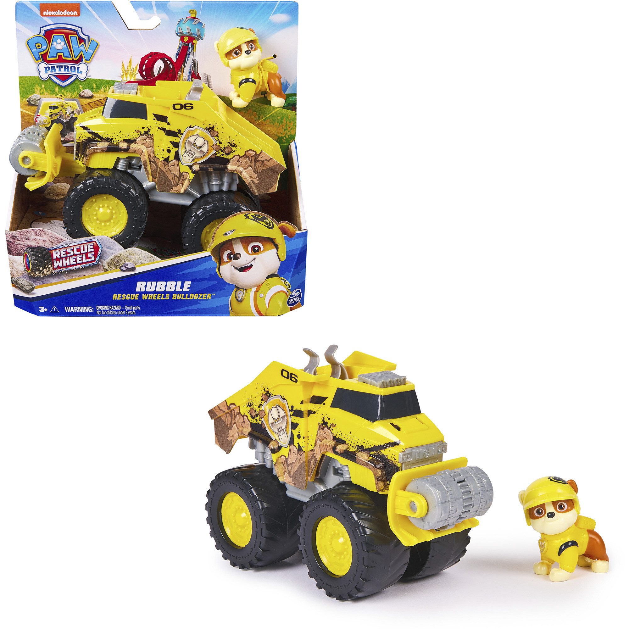 Spin Master Spielzeug-Auto Spin Master Paw Patrol Rescue Wheels - Rubbles