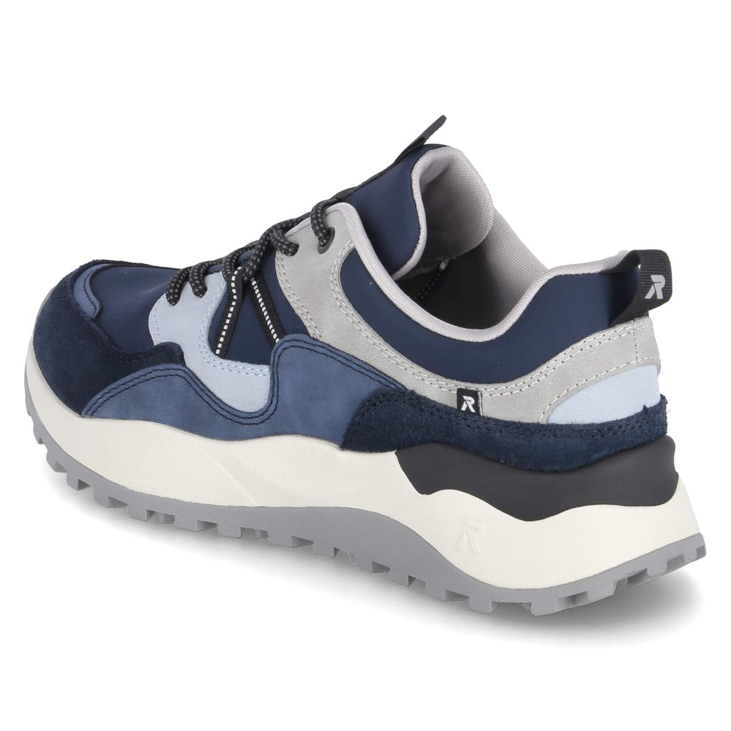Rieker Rieker U1301-14 Herren Textil & Synthetik blue Schnürschuh