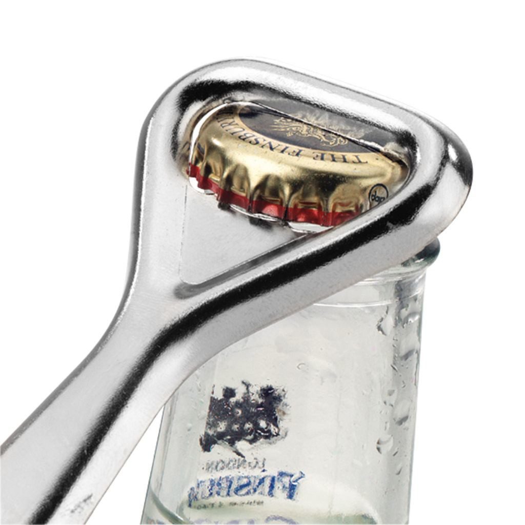 WESTMARK Multiöffner 2 Flaschenöffner Metall Set 2er Set für Kronkorken, Abgerundeter Griff