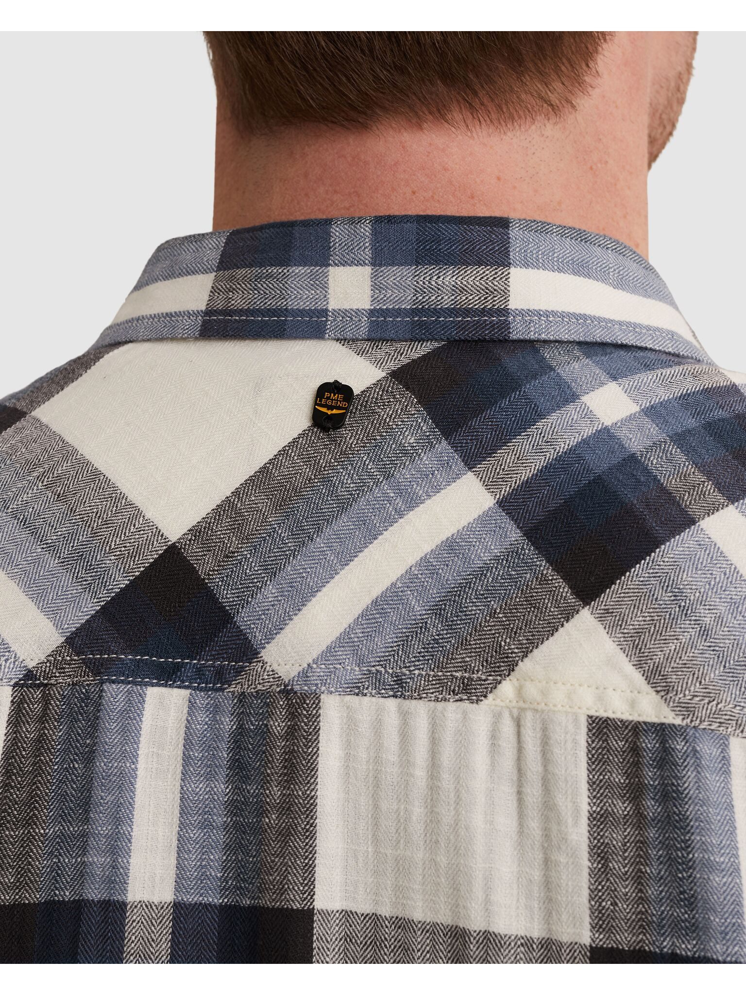 PME LEGEND Kurzarmhemd mit Logo Stickerei – Bild 4 von 5