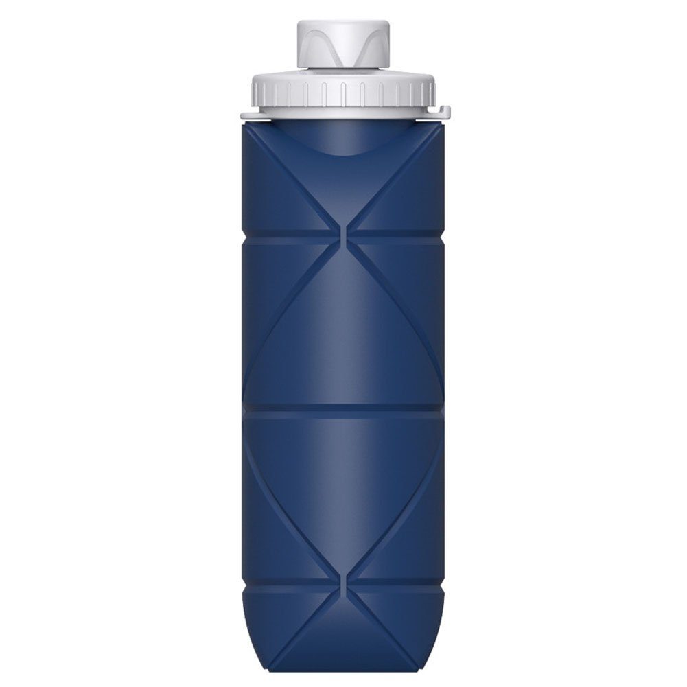 600ml Blau Faltbare Trinkflasche ErbseT Silikon-Becher,Reisebecher,Sport Trinkflasche