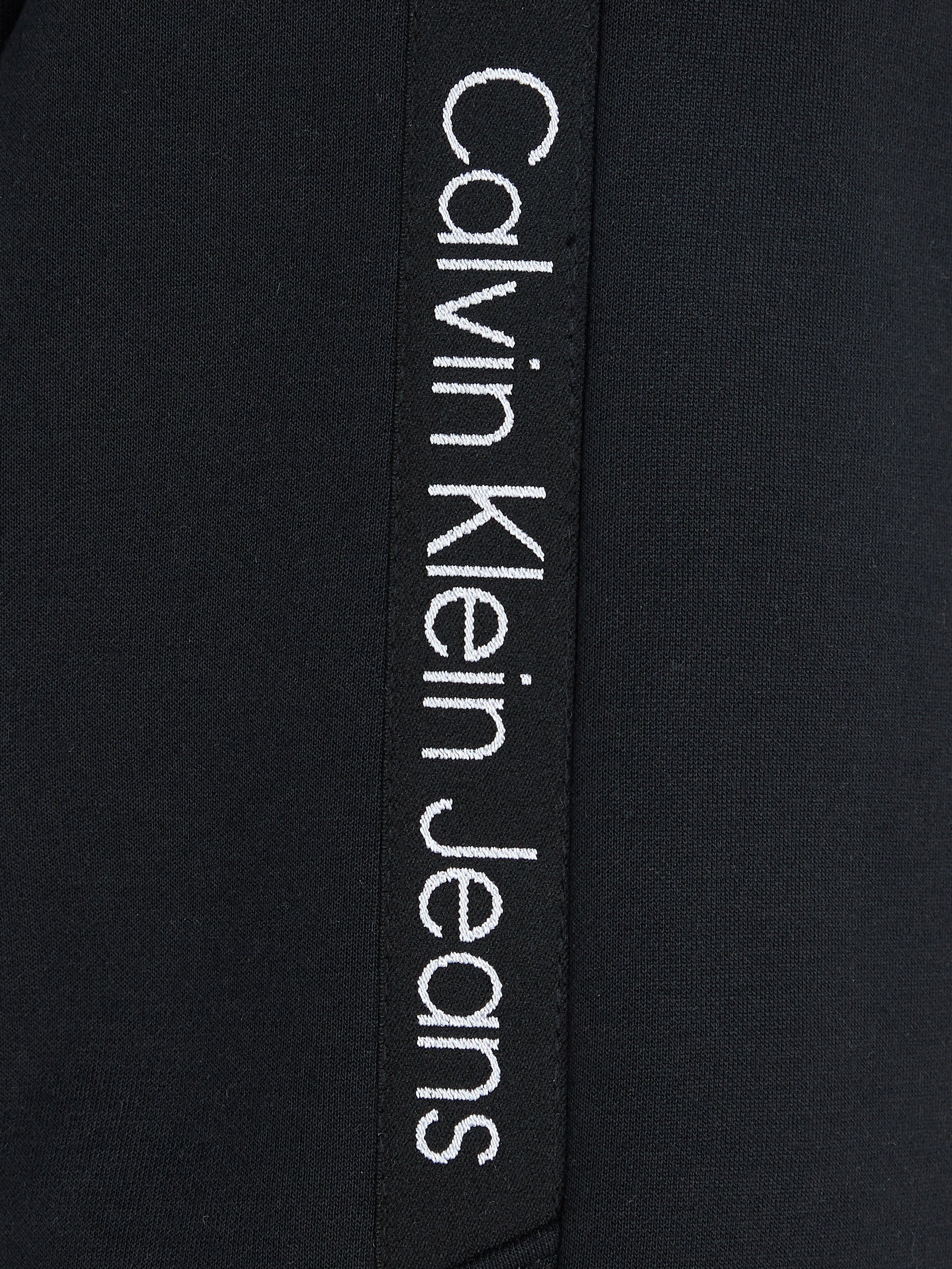 Ck LOGO Kapuzensweatshirt TAPE Klein Calvin HOODIE Black Jeans