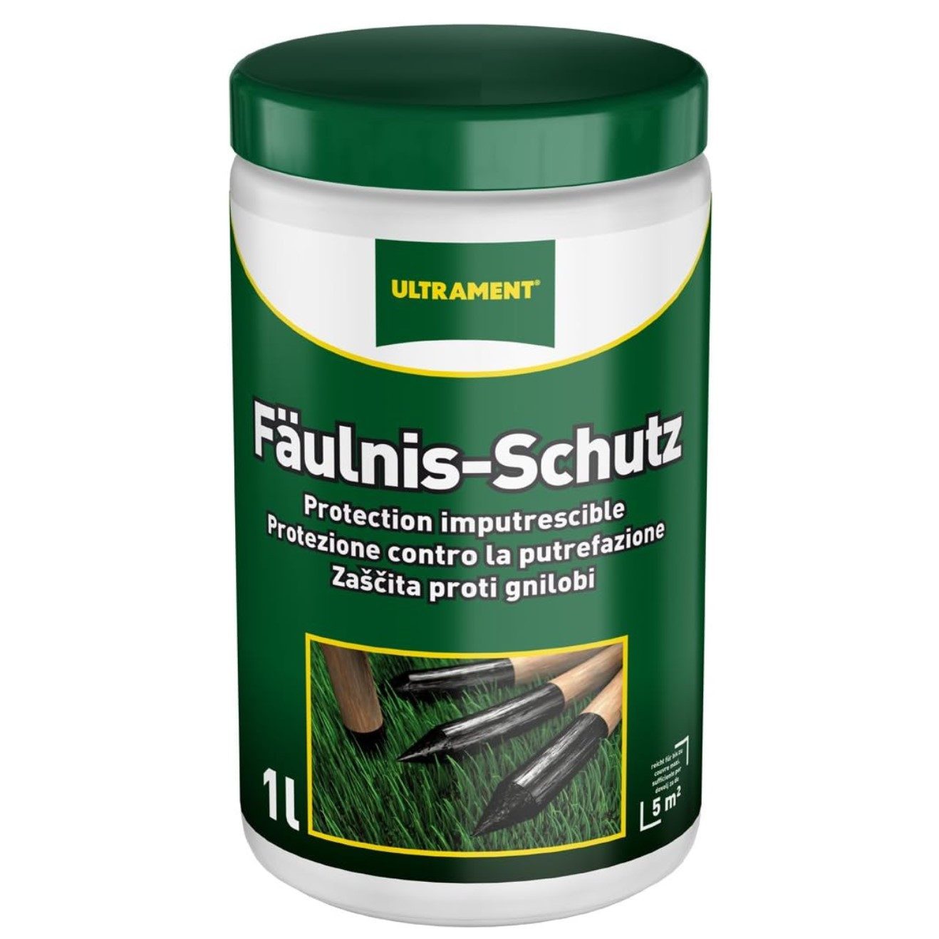 Ultrament Holzschutzlasur ULTRAMENT Fäulnis-Schutz, 1 Ltr