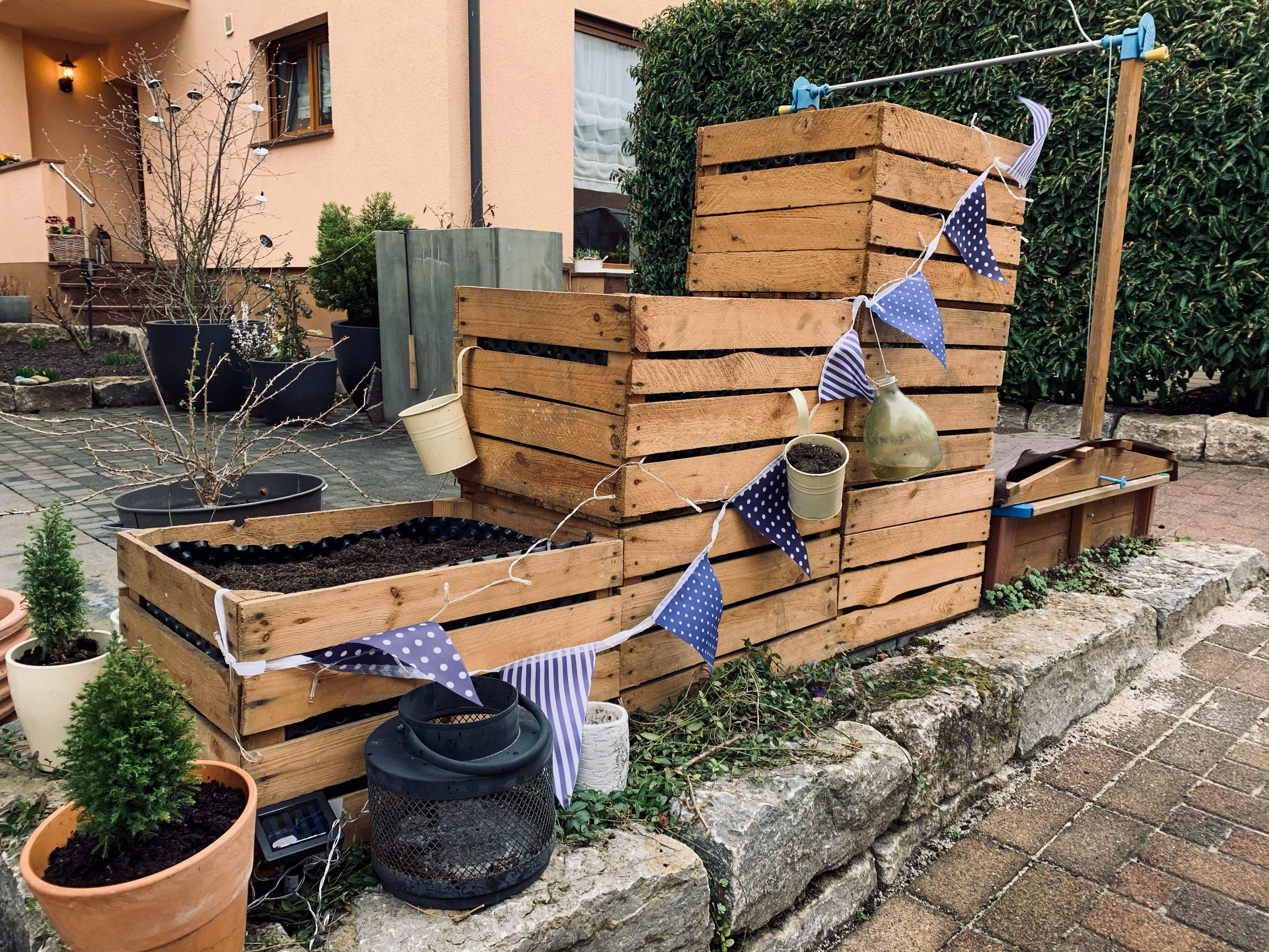 Kistenkolli Altes Land Allzweckkiste Holzkiste Johanna – Originale Apfelkiste aus dem Alten Land, naturbela (Spar-Set, 1er Set)