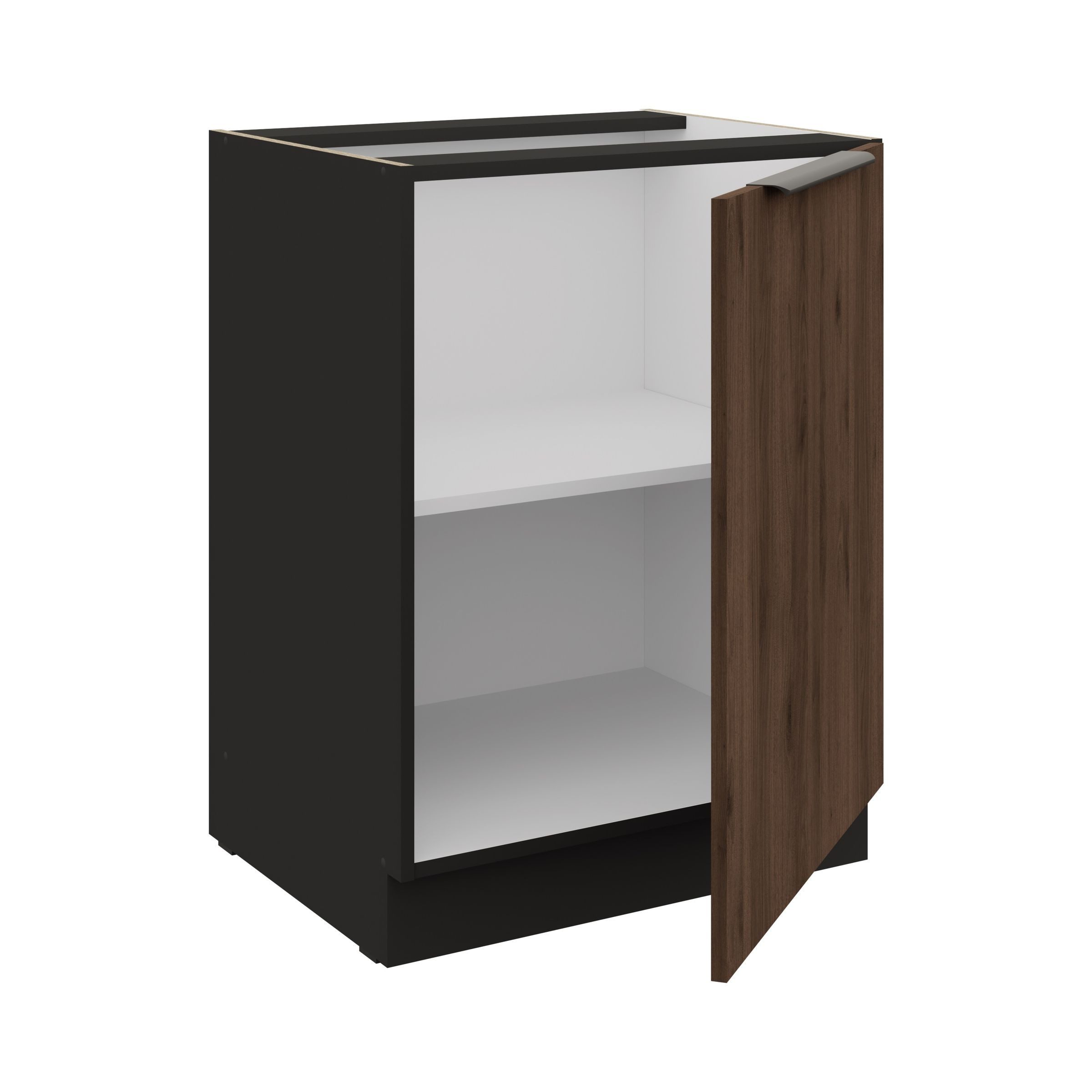 Küchen-Preisbombe Unterschrank 60 cm Küche MONZA Okapi Nußbaum Küchenzeile günstig online kaufen