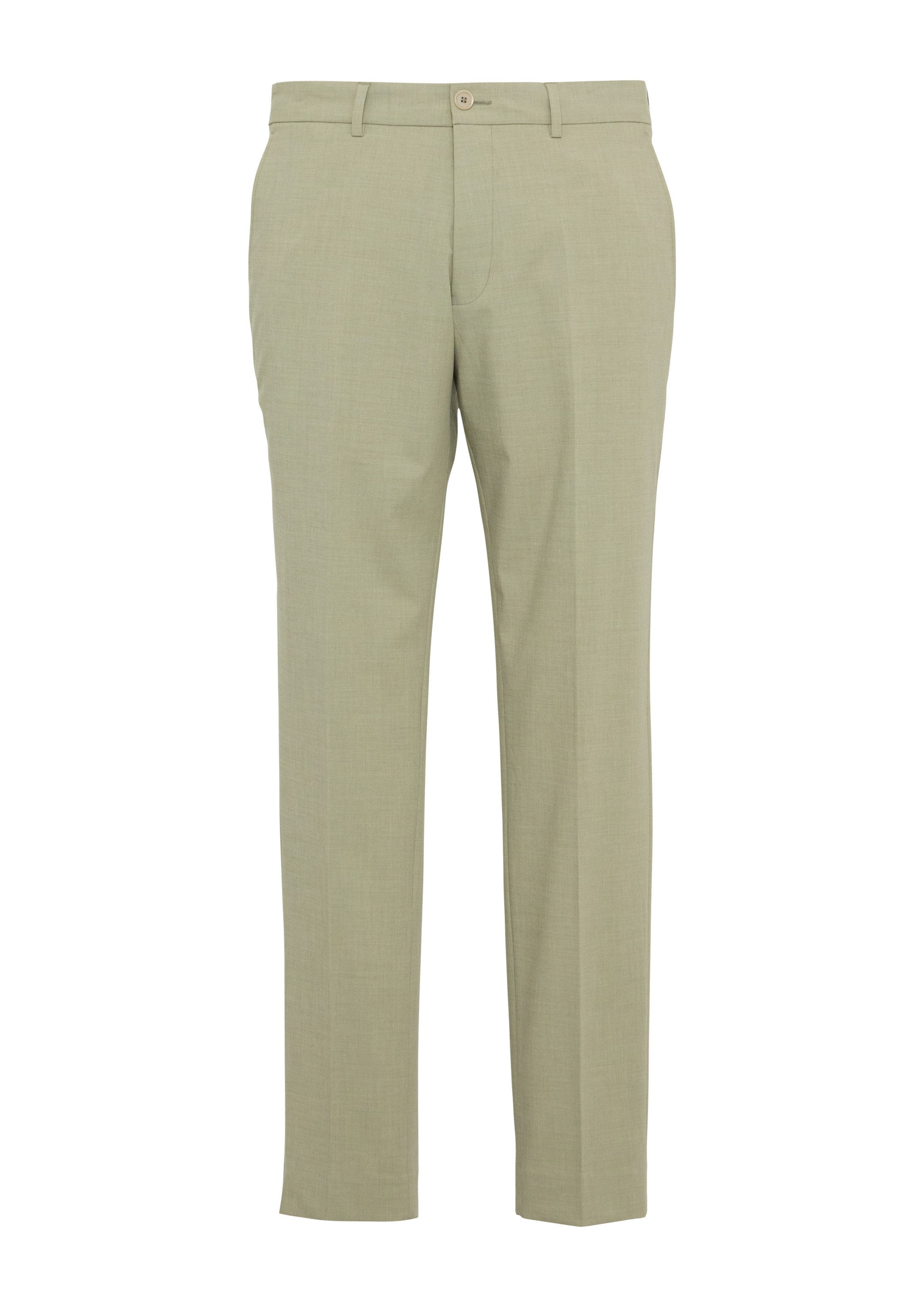 s.Oliver Chinos Hose S.OPURE s.O PURE: Anzughose aus meliertem Stretch-Fabric