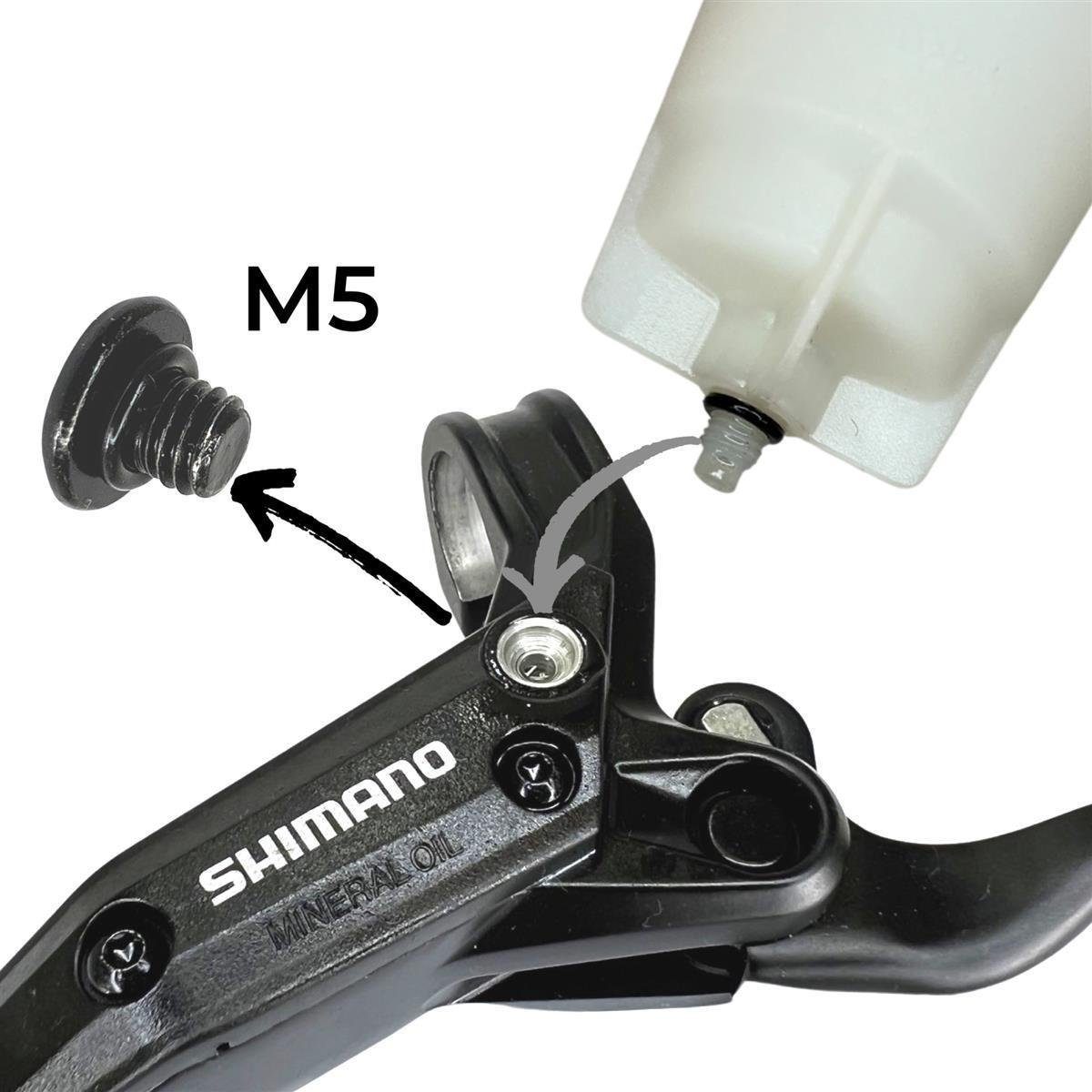 Ebike MTB Bleed Shimano Service Fahrrad-Montageständer / TL-BR003 Befüllbecher M5 Öl Trichter Shimano