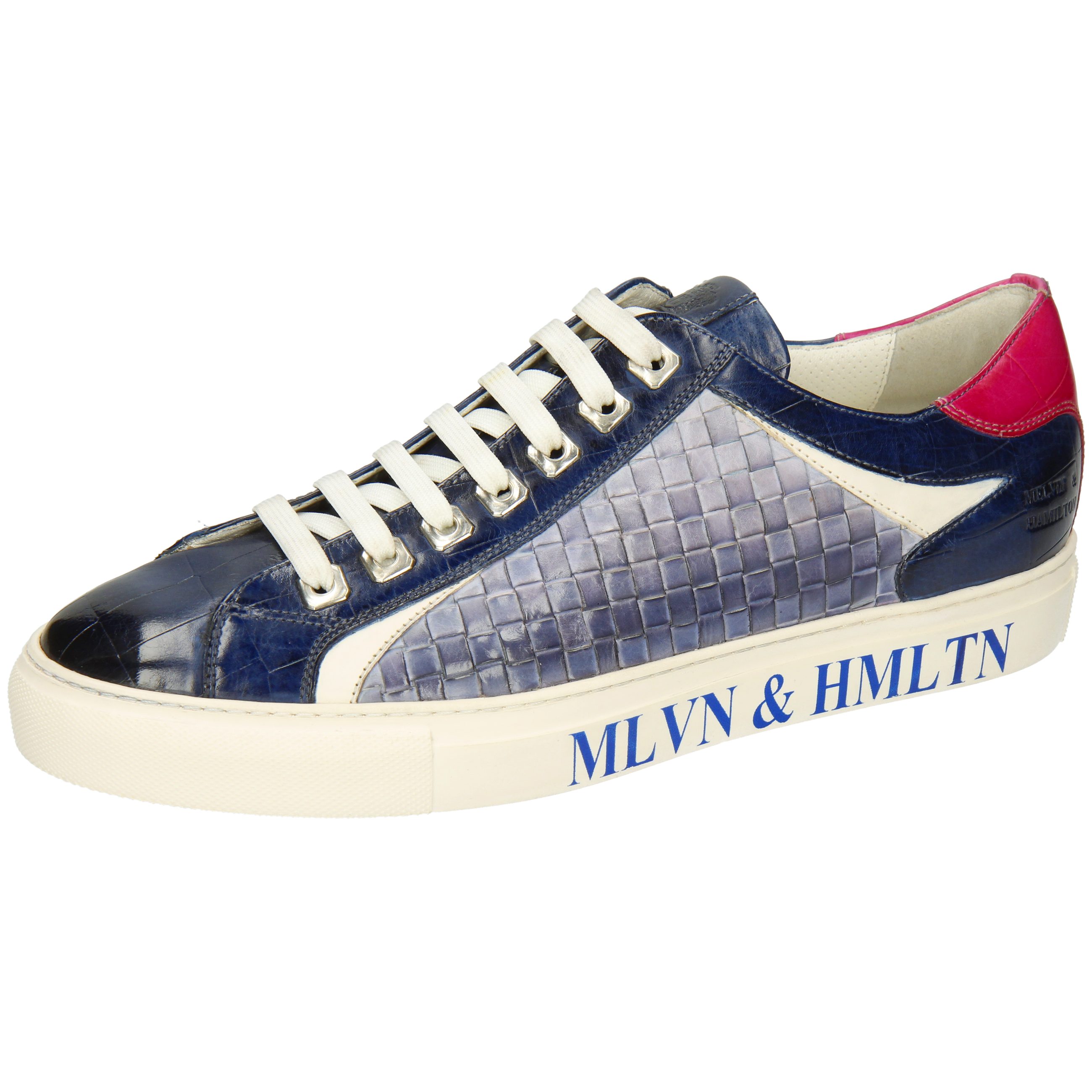 Melvin & Hamilton Harvey 9 Leder-Schnürschuhe für Herren Sneaker Plateausohlen, Echtes Leder, Vegetabile Gerbung