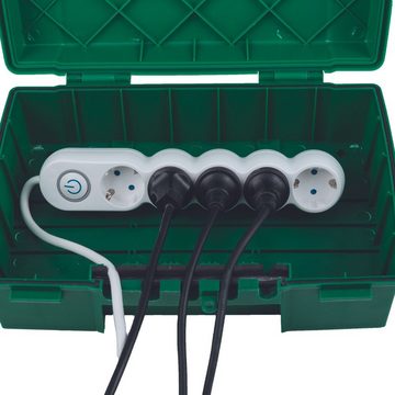 click-licht Kleiderständer Sicherheitsverteilerbox Maximus IP55, 5 Ausgänge für Kabel bis 15 mm, Gartenzubehör