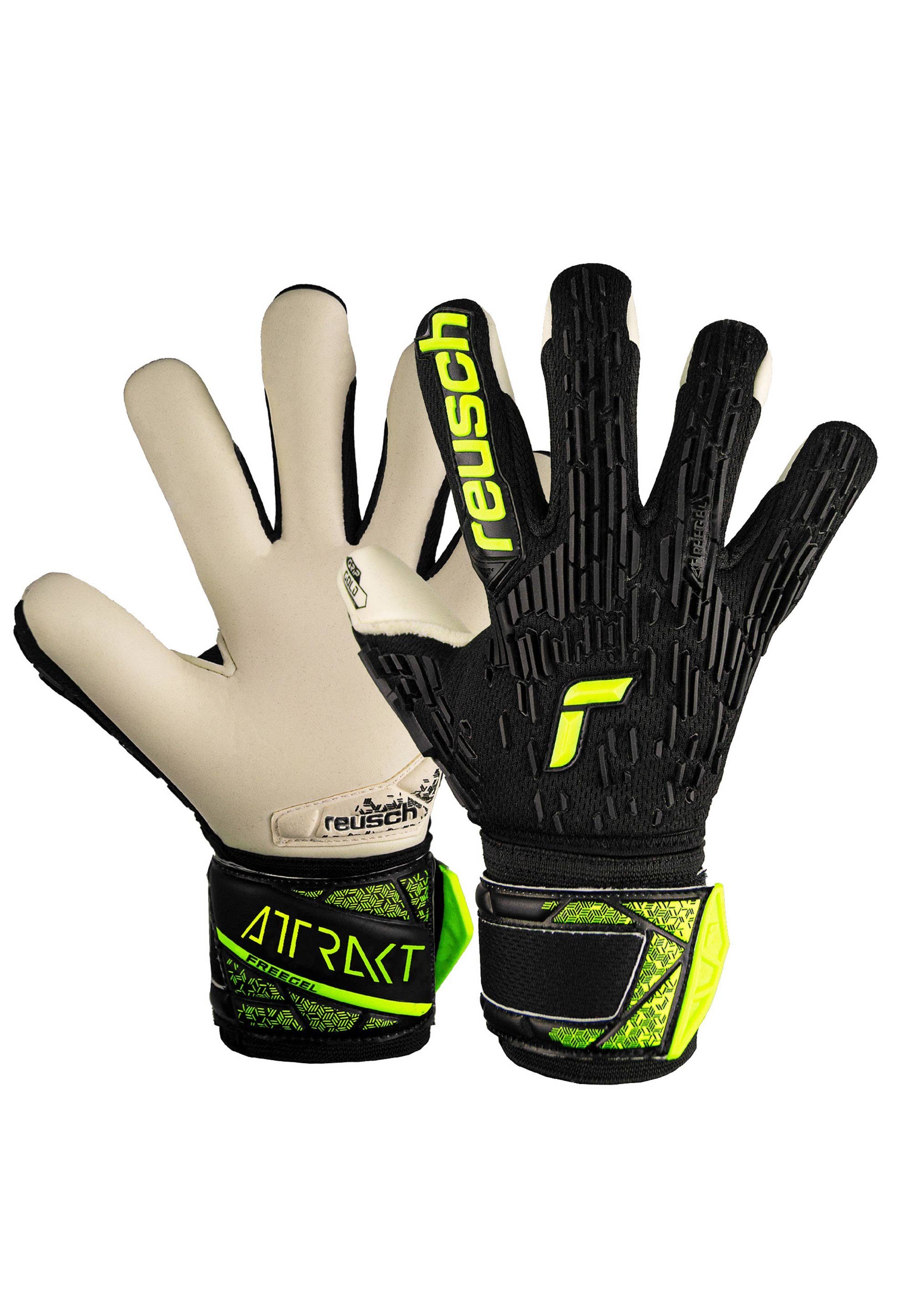 Torwarthandschuhe Attrakt Freegel Gold Junior