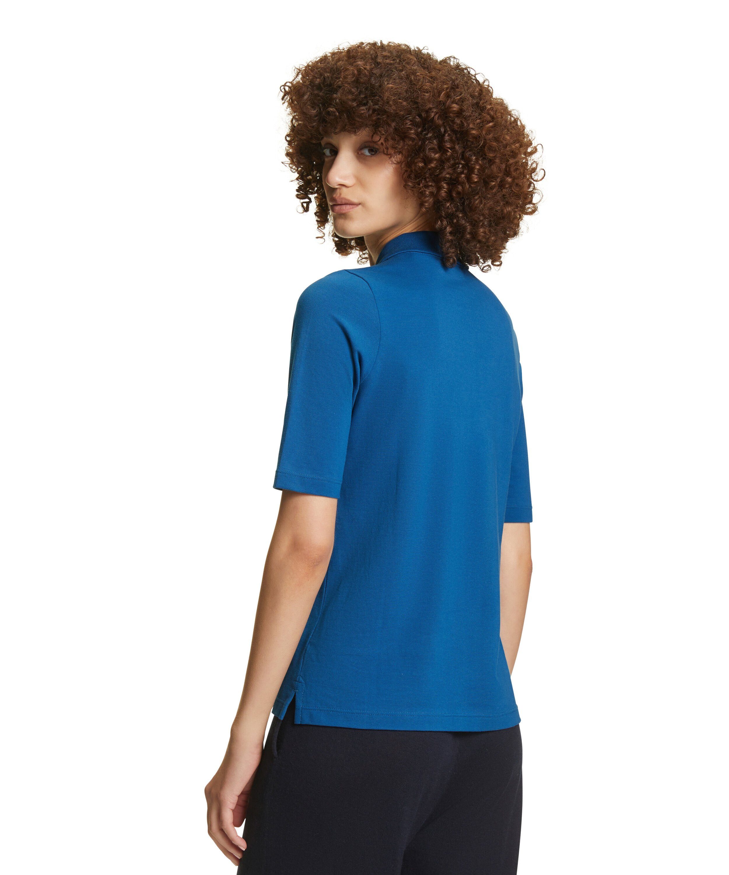 aus Poloshirt Baumwolle migblue FALKE (6317) reiner