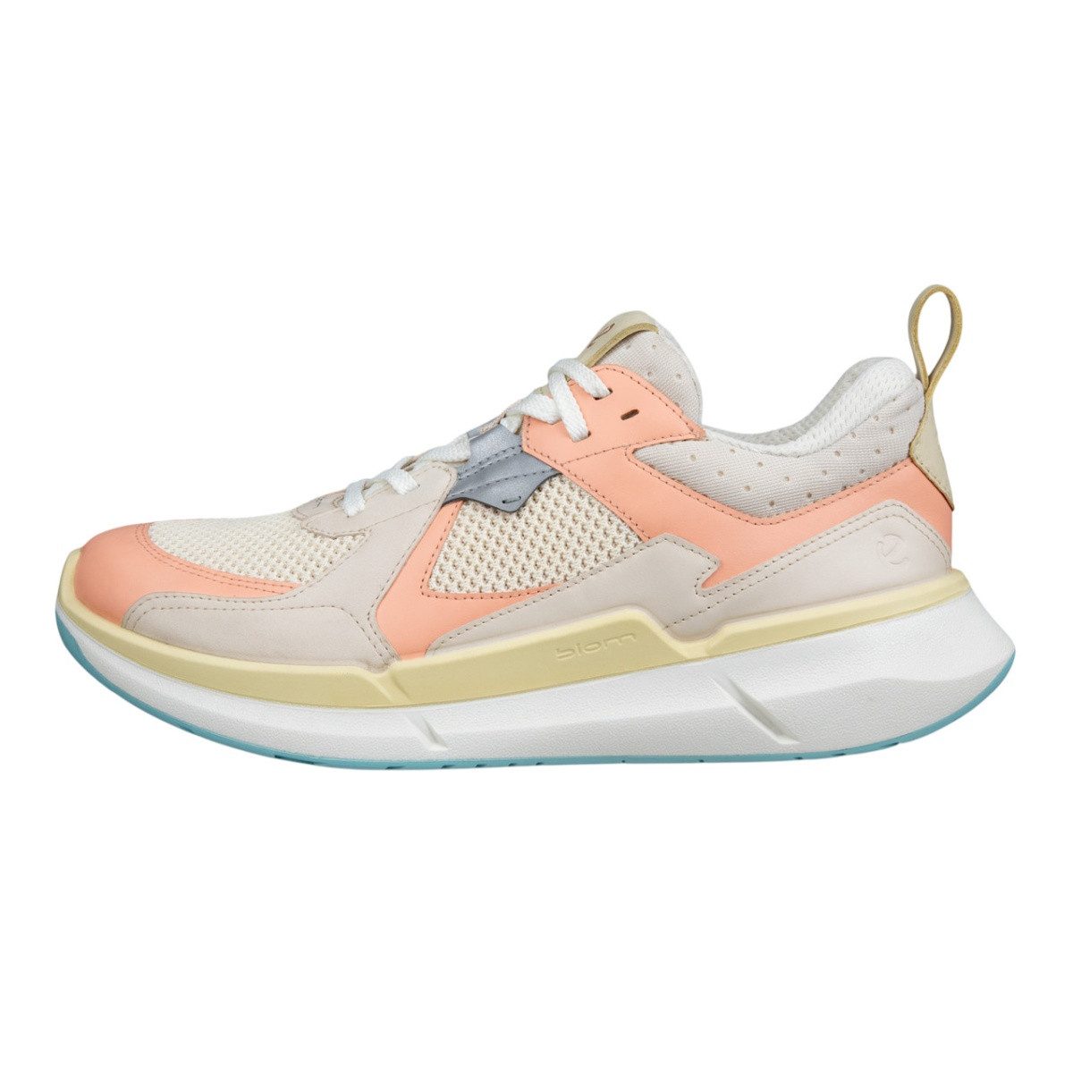 Ecco Biom 2.2 (ECCO Leder) beige/gelb/rosa Damen Sneaker