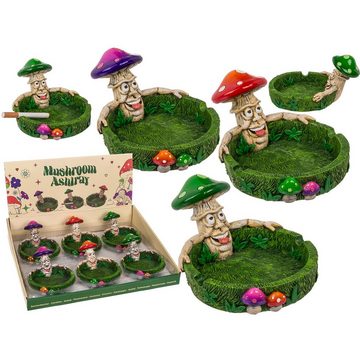 ReWu Aschenbecher Ascher Pilz Mushroom Bunt Ashburn Grün