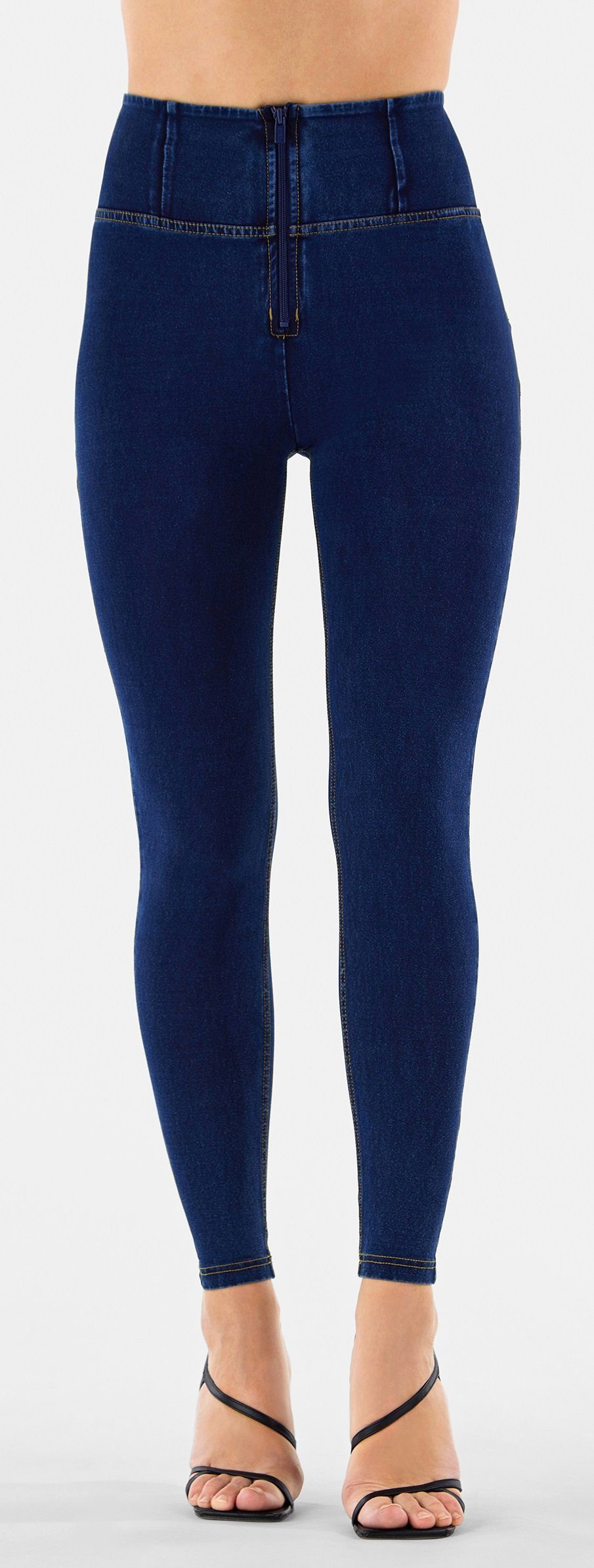 Freddy High-waist-Jeans WR.UP® Damen Push-Up Jeans High Waist Super Skinny - Indigoblau
