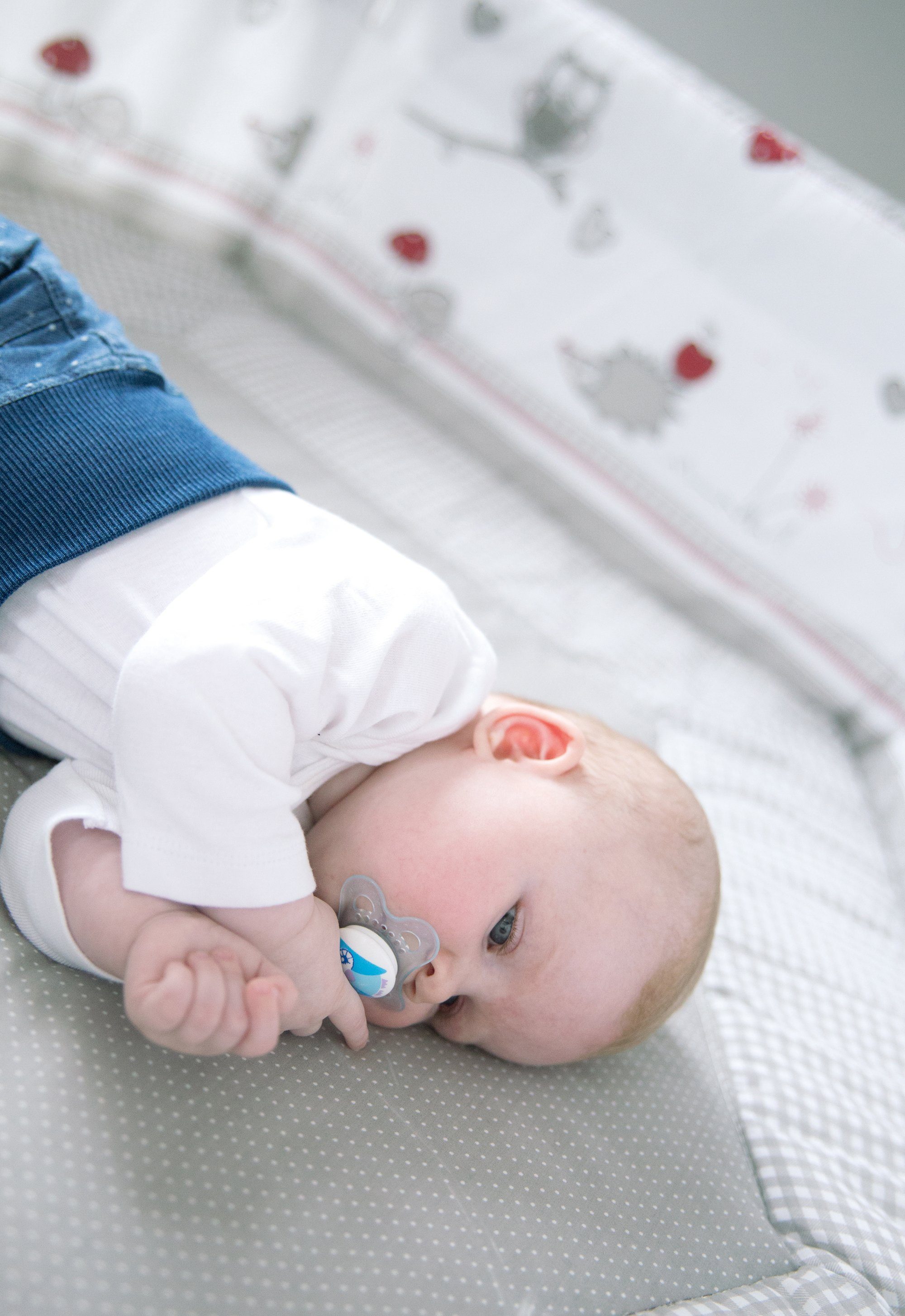roba® Laufgitter Cosiplay Adam & Eule, natur, 6-eckig, mit Stoffeinlage und Nestchen