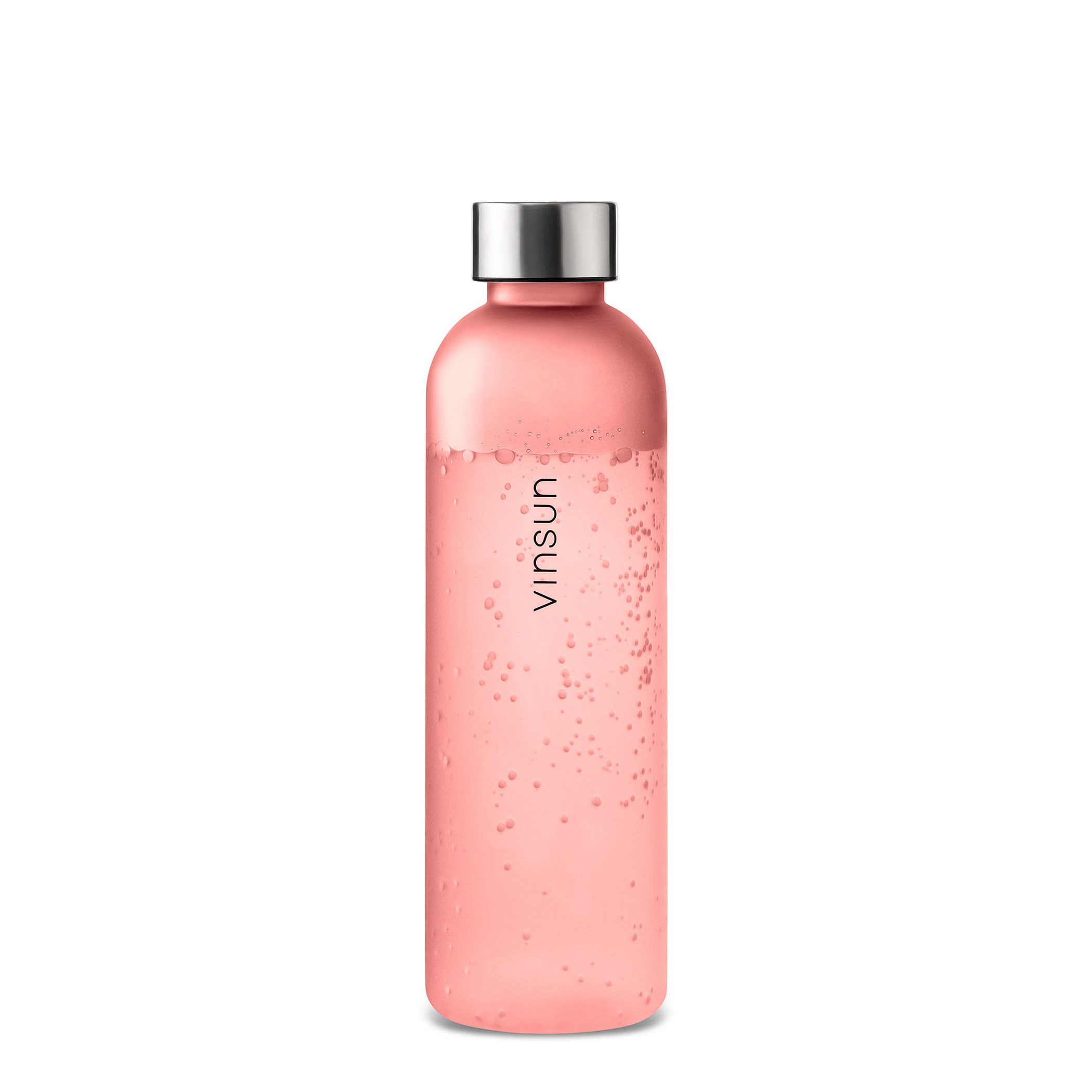 Vinsun Trinkflasche Tritan Wasserflasche 650ml - Sportflasche Kohlensäure geeignet, Auslaufsicher, BPA frei, bruchsicher, geruchs- und geschmacksneutral