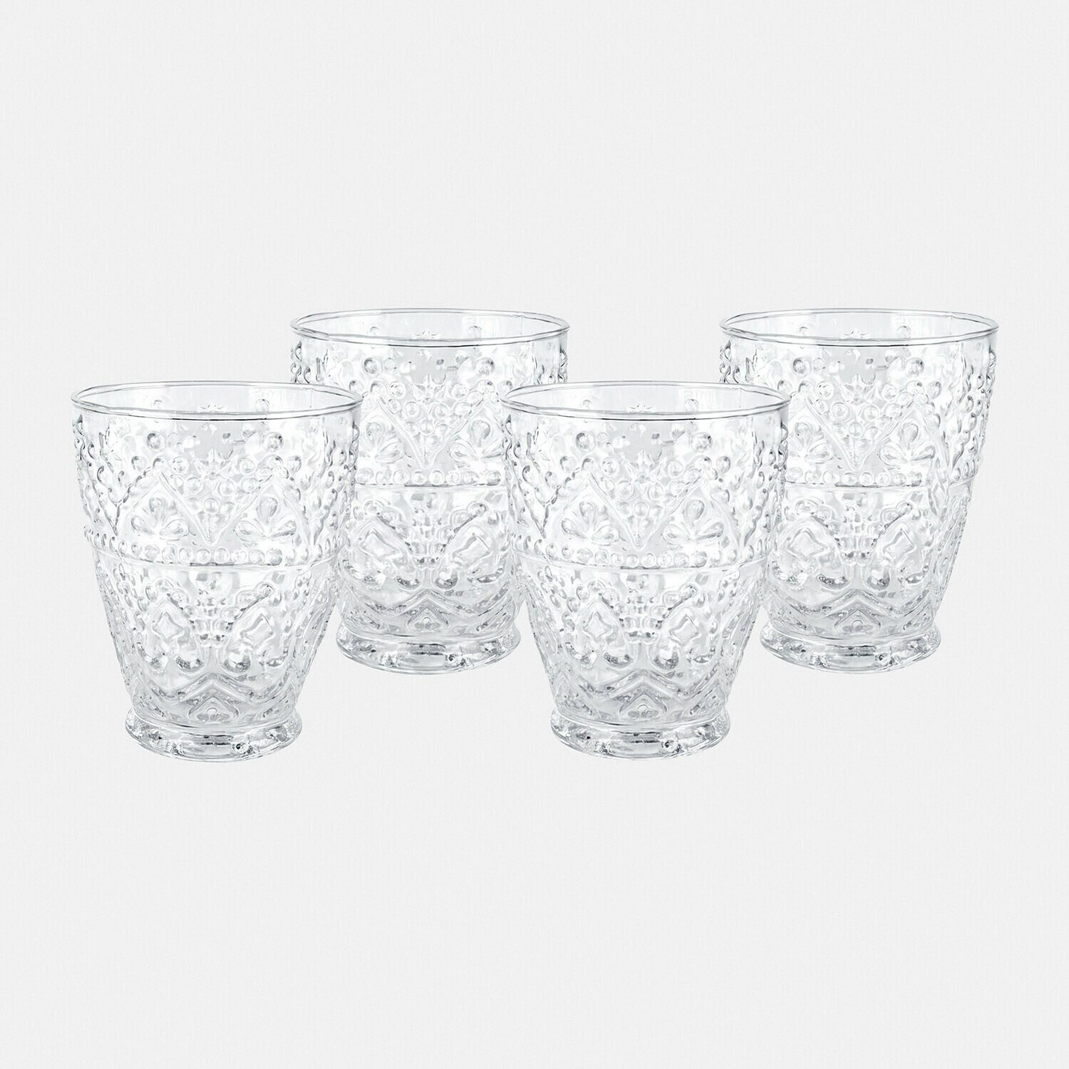 Glas Glas 4er Set Rivoux klar