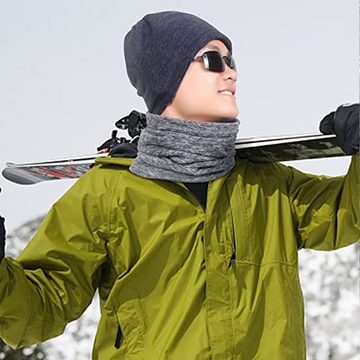 Lubgitsr Multifunktionstuch Winter Loop Schal Schlauchschal Winddicht Halstuch für Outdoor, (1-St)