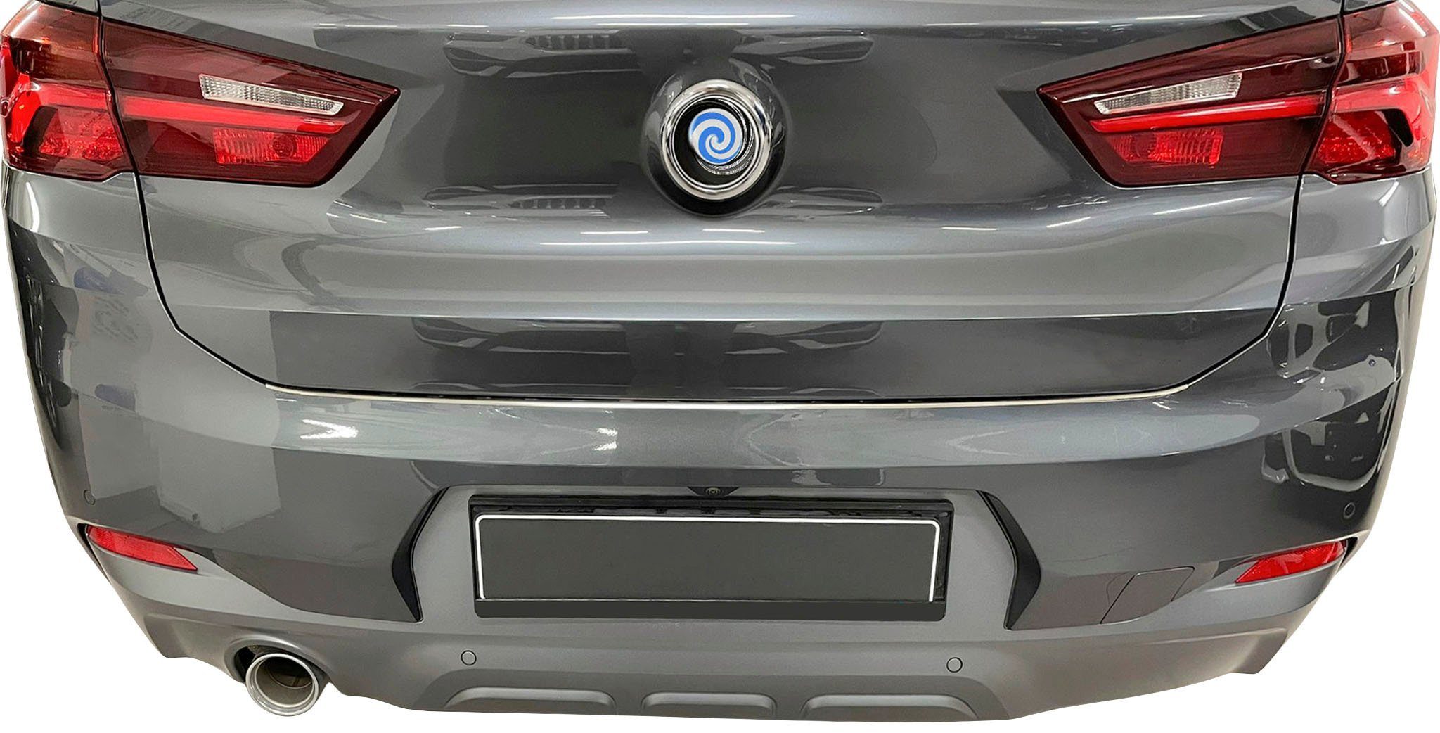 RECAMBO Ladekantenschutz, für BMW X2, Edelstahl Typ matt Zubehör F39, ab gebürstet 2018