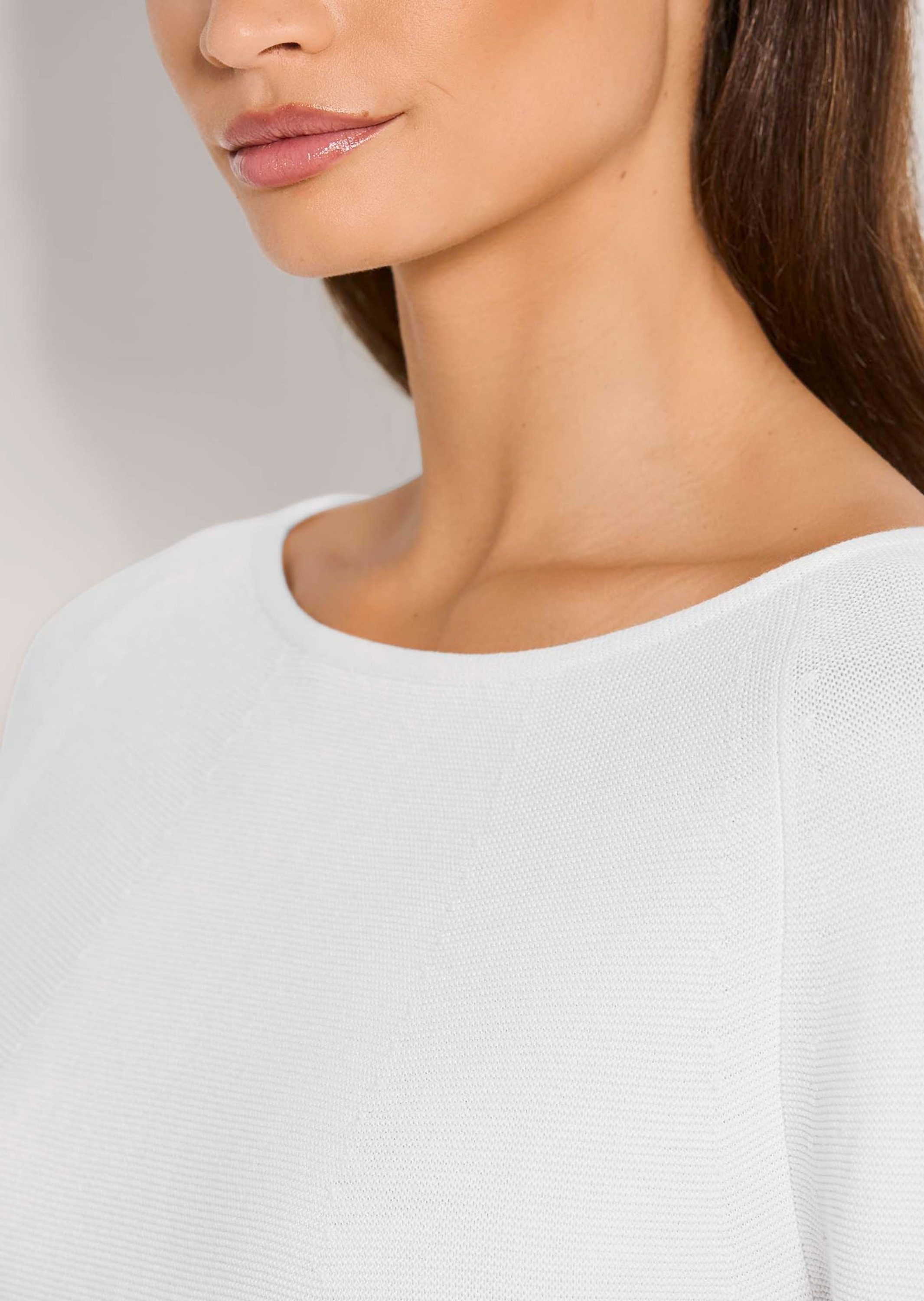 MADELEINE Strickpullover Pullover in modischer Kurzform