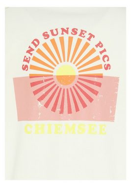 Chiemsee Sweatjacke Kapuzenjacke mit Stitching und Print 1