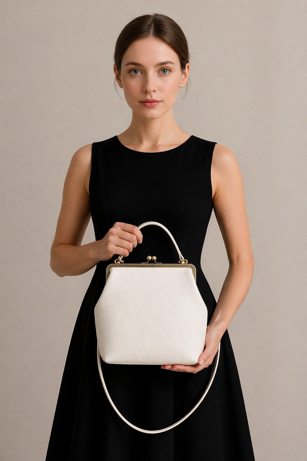 Taschenkinder Schultertasche Vintage Ledertasche Damen - Handtasche Zoe, Retro Umhängetasche, Echtes Leder vom Rind