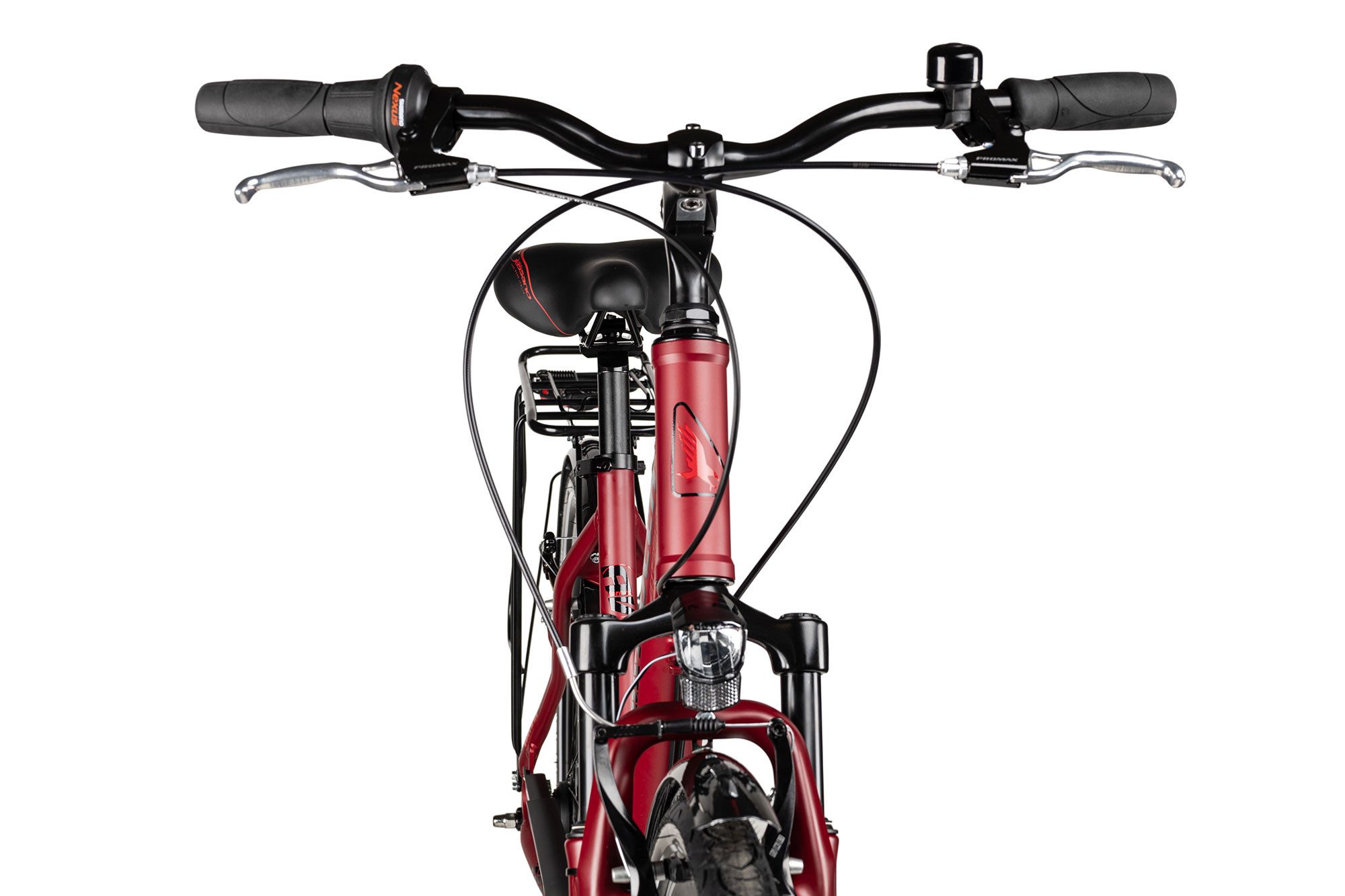 Adler Cityrad Adler Verona NEXUS Wave, 7 Gang Shimano Nexus 7 Rücktritt Schaltwerk, Nabenschaltung Rücktritt, Nabenschaltung Rücktritt rot/orange