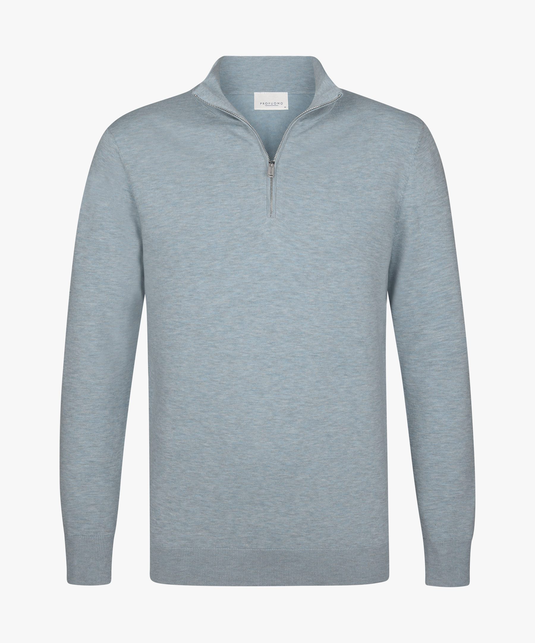 Profuomo Troyer PULLOVER HALF ZIP BLUE
