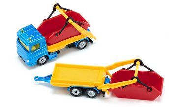 Siku Spielzeug-Auto 1695 LKW mit Absetzmulde und Anhänger