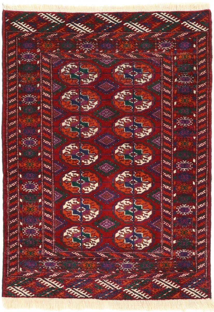 Orientteppich Turkaman 82x115 Handgeknüpfter Orientteppich / Perserteppich, Nain Trading, rechteckig, Höhe: 6 mm