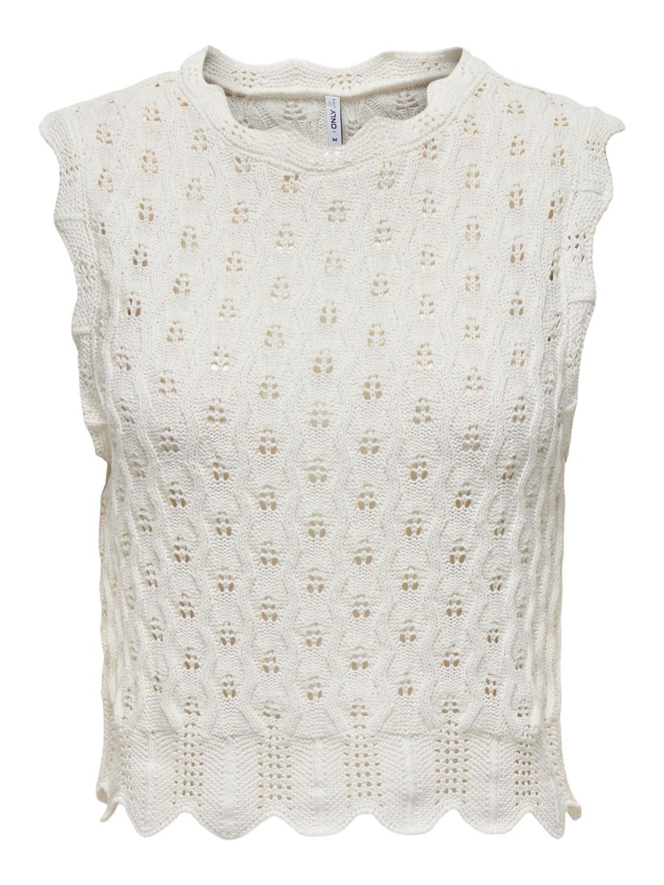 ONLY Shirttop ONLLuna (1-tlg) Lochmuster günstig online kaufen