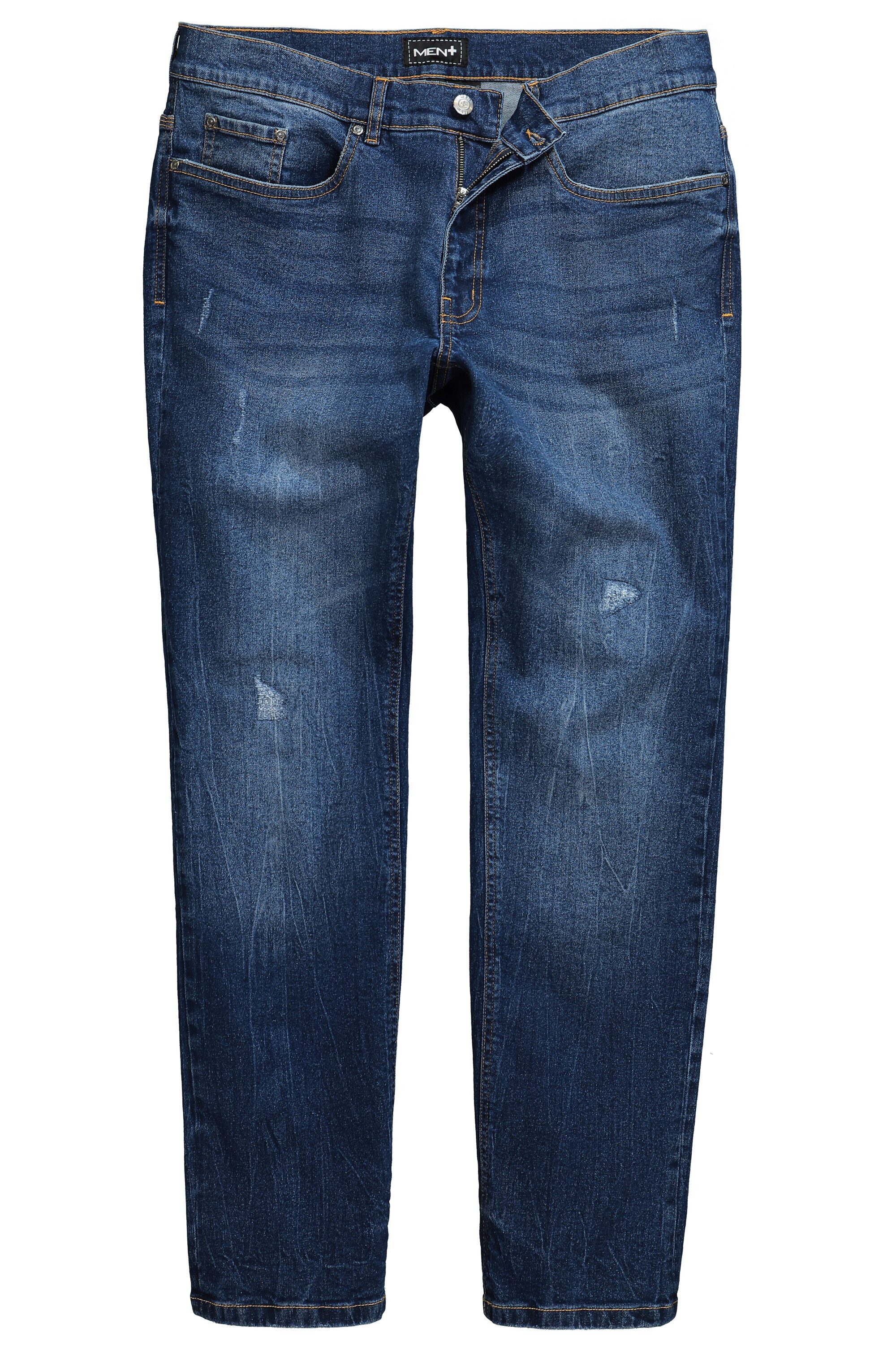 Men Plus 5-Pocket-Jeans Men+ Jeans Bauchfit Straight Fit 5-Pocket bis 72 günstig online kaufen