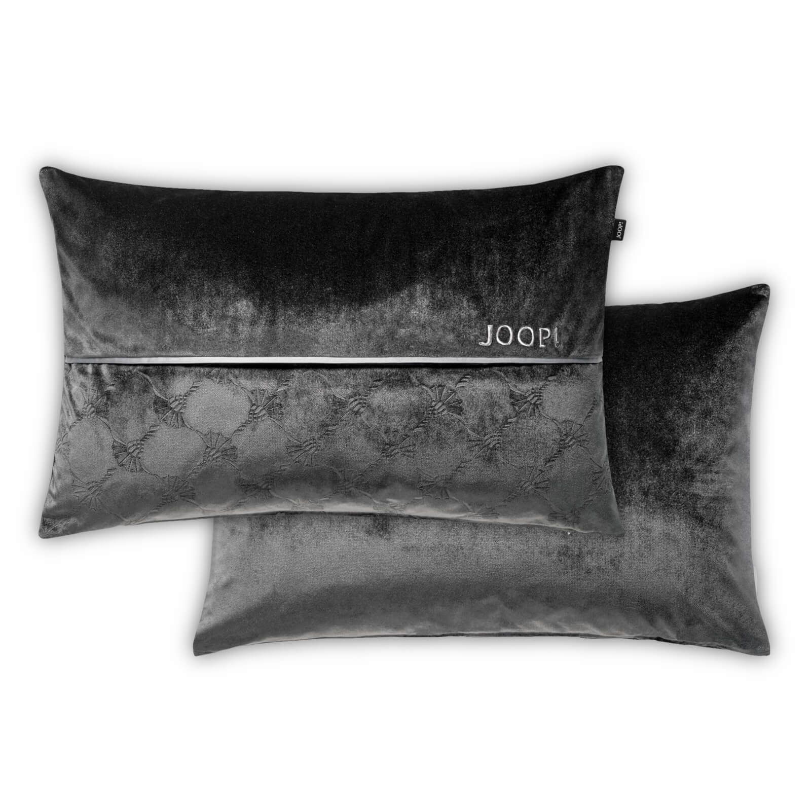 JOOP! Dekokissen Kissenhülle Scene 70695 Anthrazit, günstig online kaufen