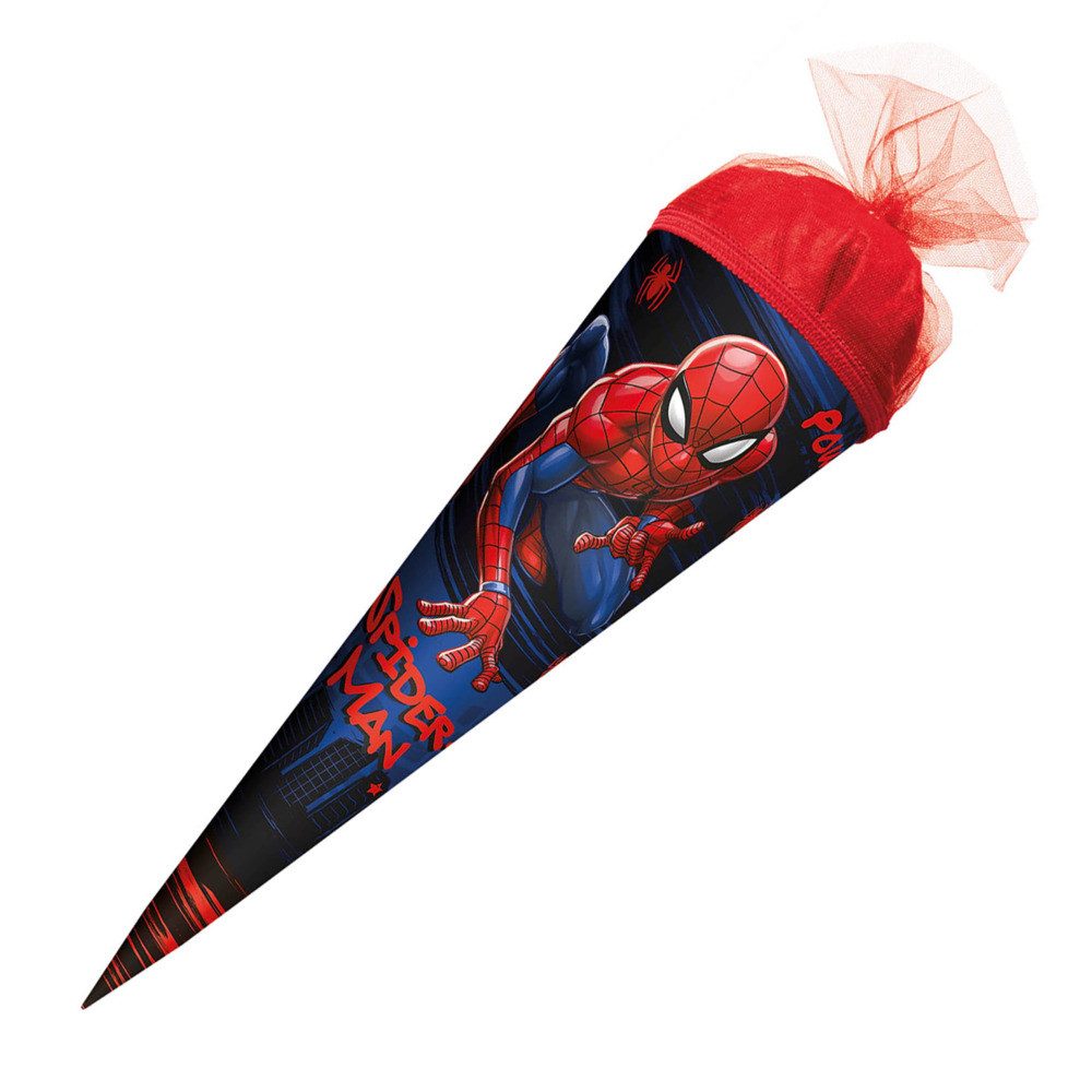 Roth Schultüte Roth Schultüte Marvel Spider-Man rund Tüllverschluss 22cm